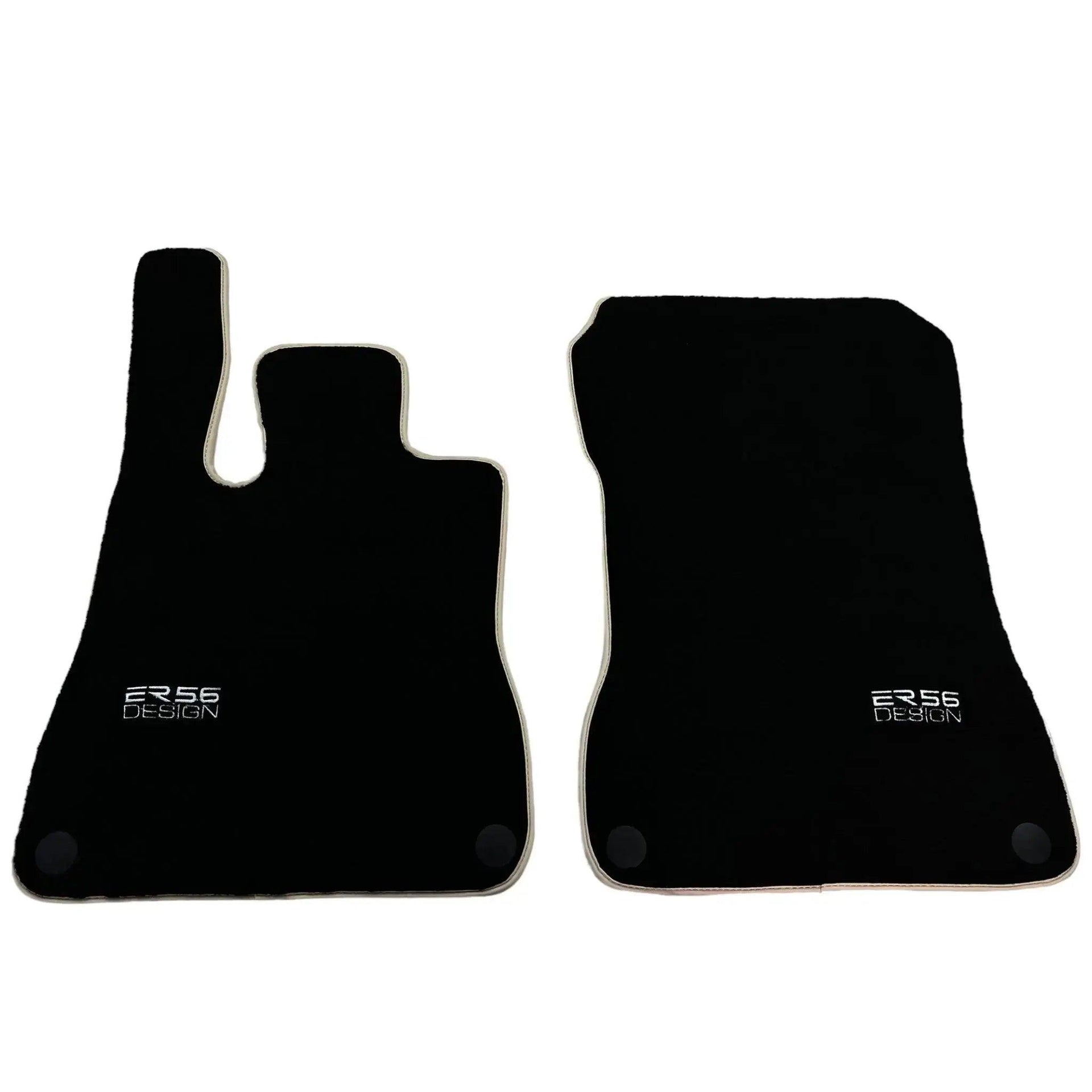 Black Floor Mats For Mercedes-Benz SLK-Class R171 (2004-2011) ER56 Design - AutoWin