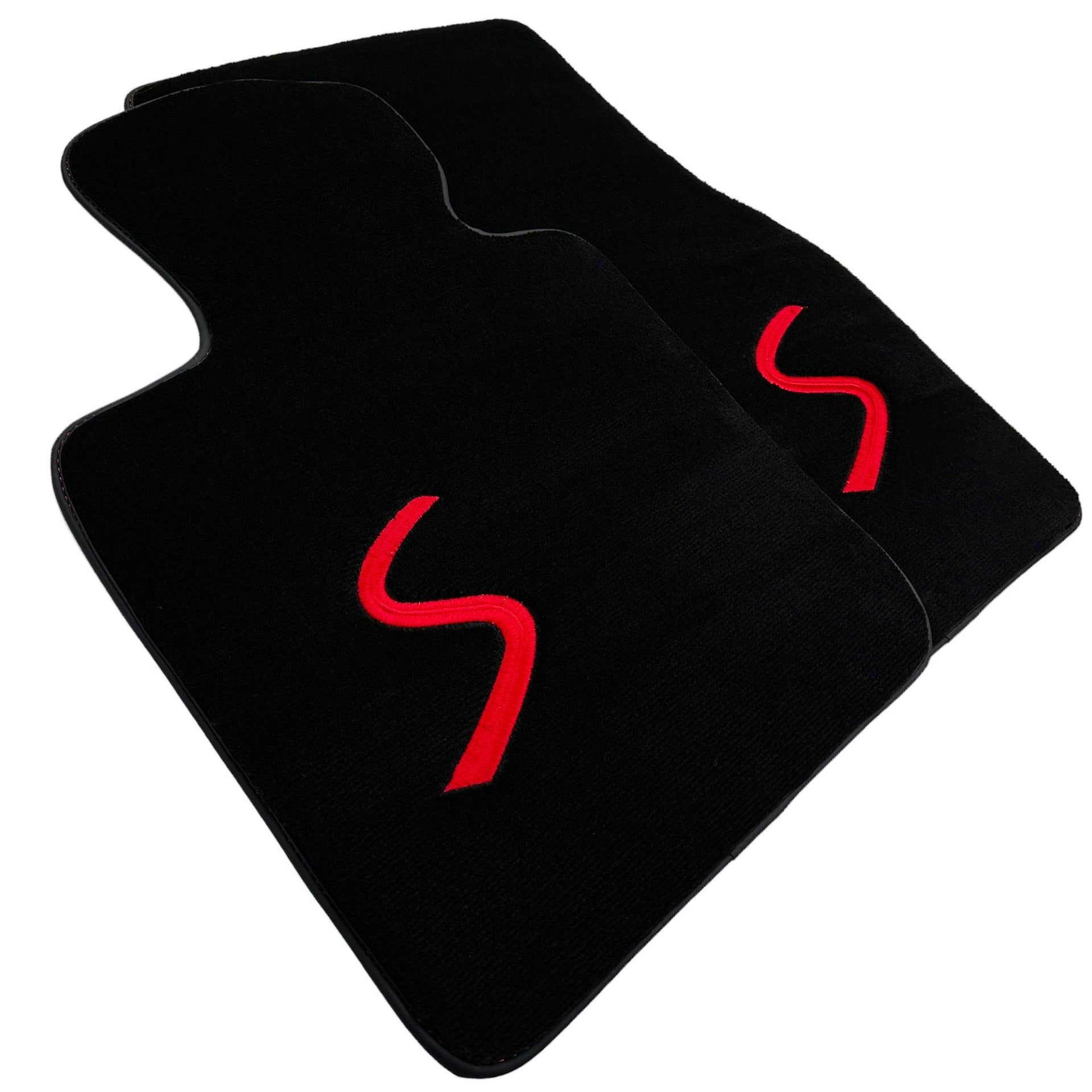 Black Floor Mats for Mini Cooper / One R53 (2001-2007) Cooper S - AutoWin