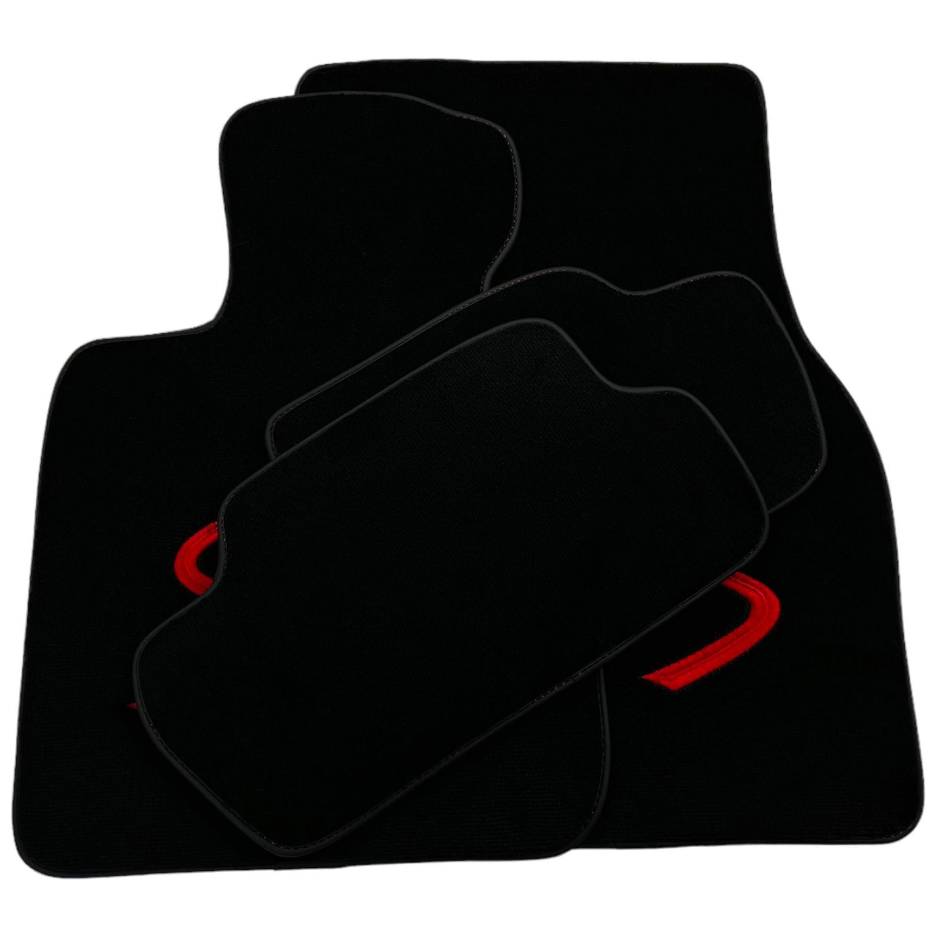 Black Floor Mats for Mini Countryman F60 Hybrid (2020-2023) - AutoWin