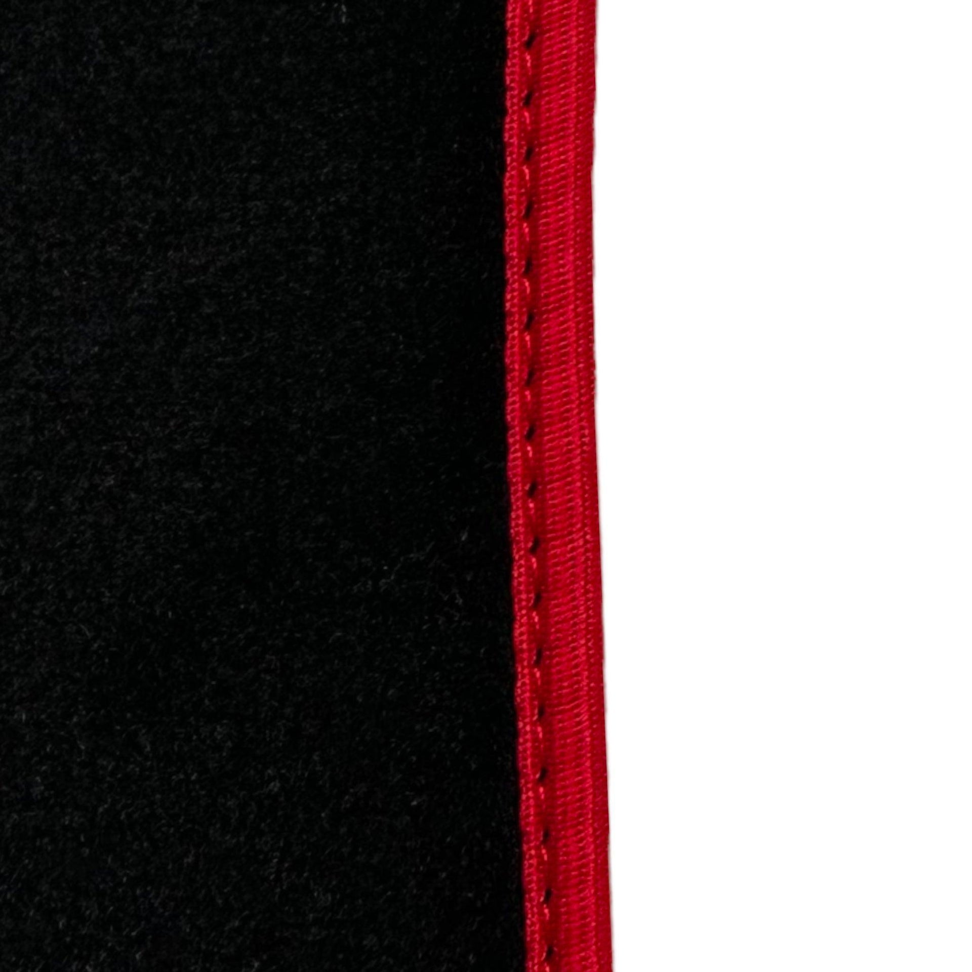 Black Floor Mats For Toyota Land Cruiser 150 (2009-2022) Red Trim | ER56 Design - AutoWin