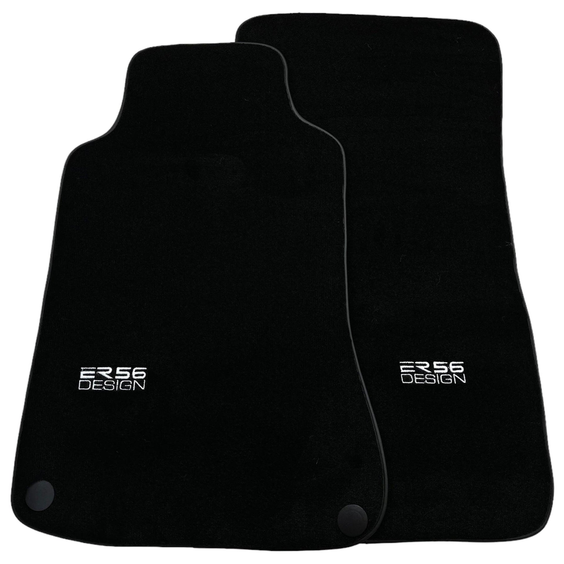 Black Luxury Floor Mats for Mercedes Benz C-Class W203 Sedan (2000-2007) | ER56 Design - AutoWin