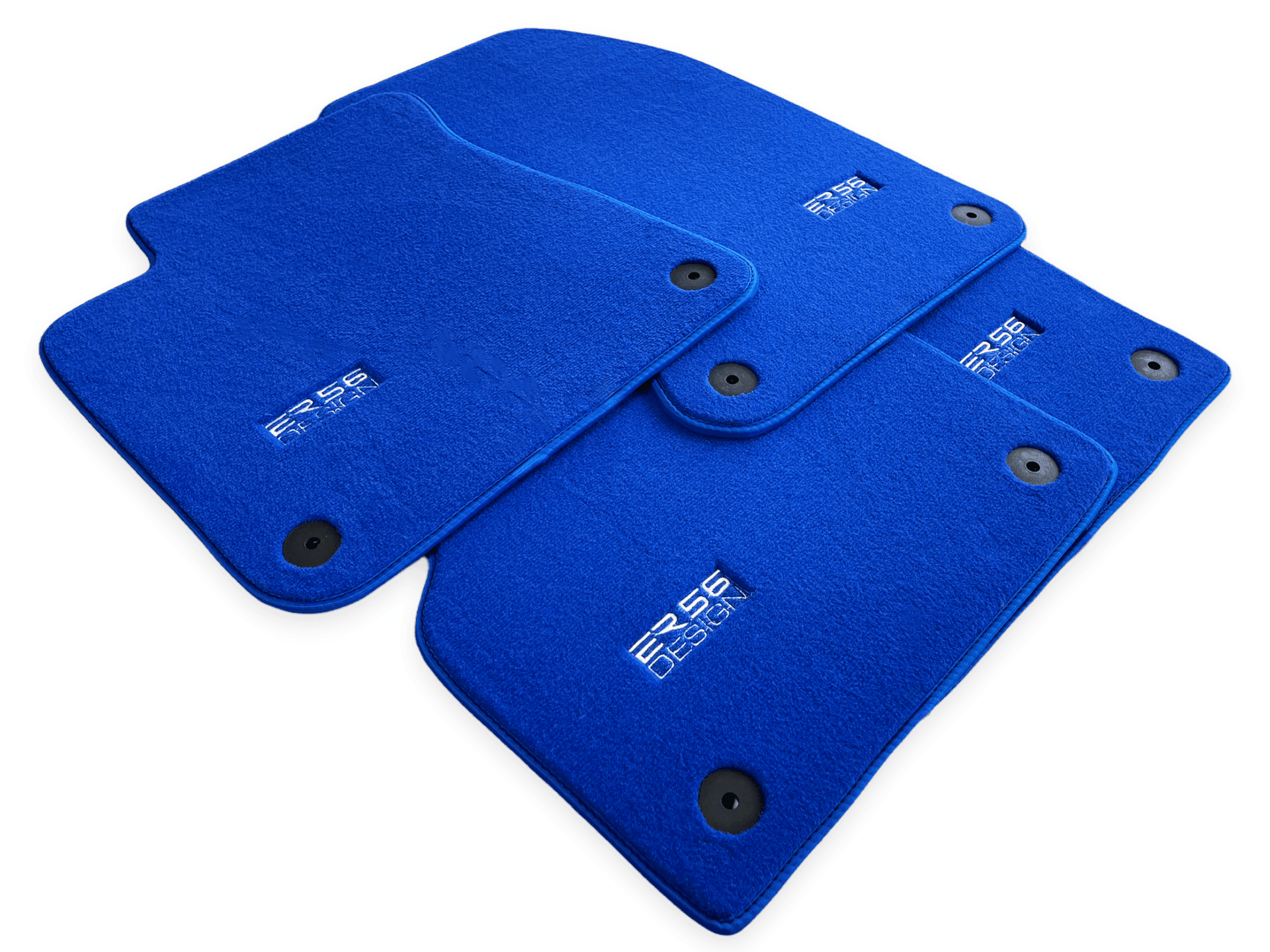 Blue Floor Mats for Audi A1 - 5-door Hatchback (2019-2024) | ER56 Design - AutoWin