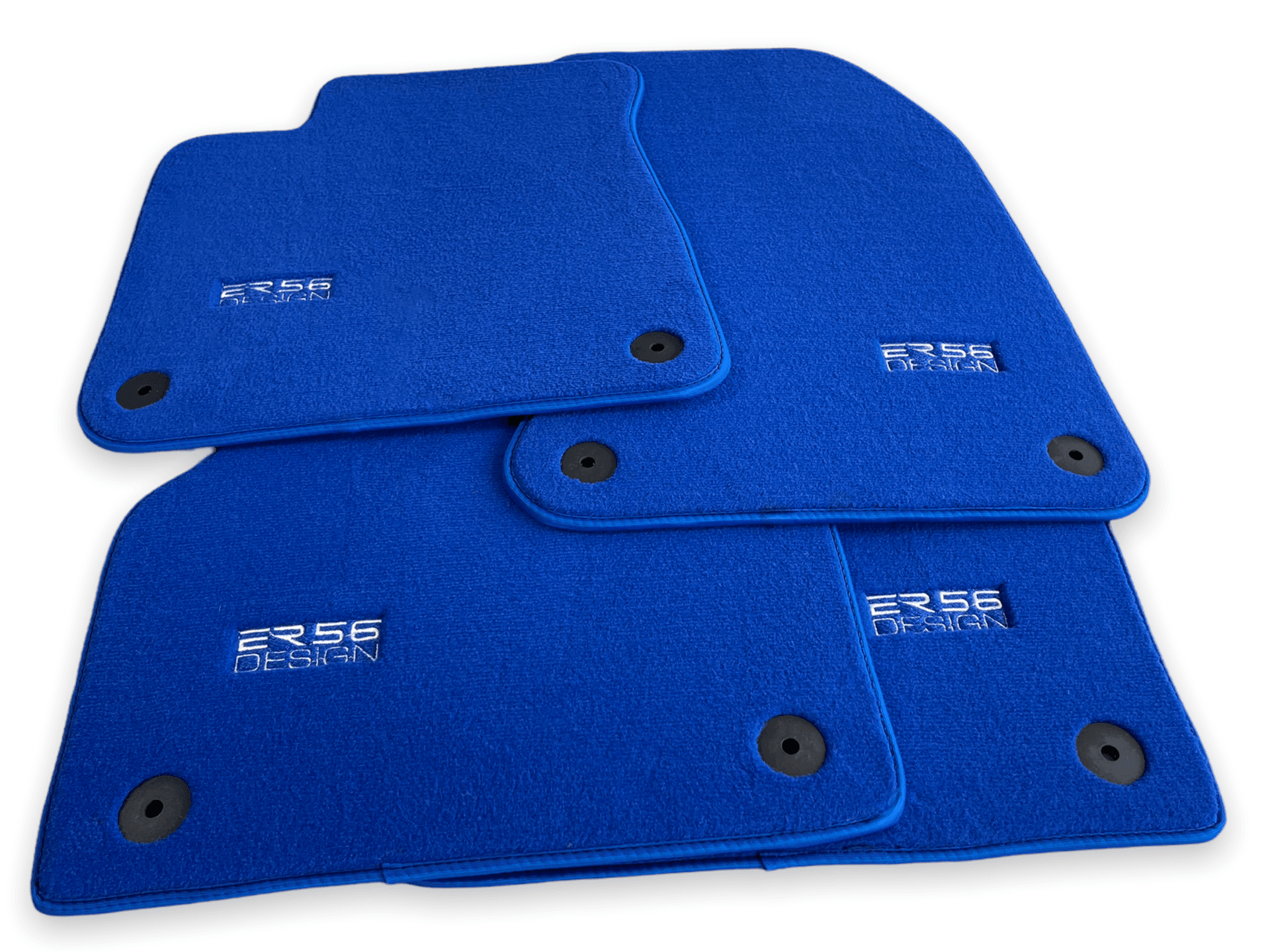 Blue Floor Mats for Audi A4 - B5 Sedan (1995 - 1999) | ER56 Design - AutoWin