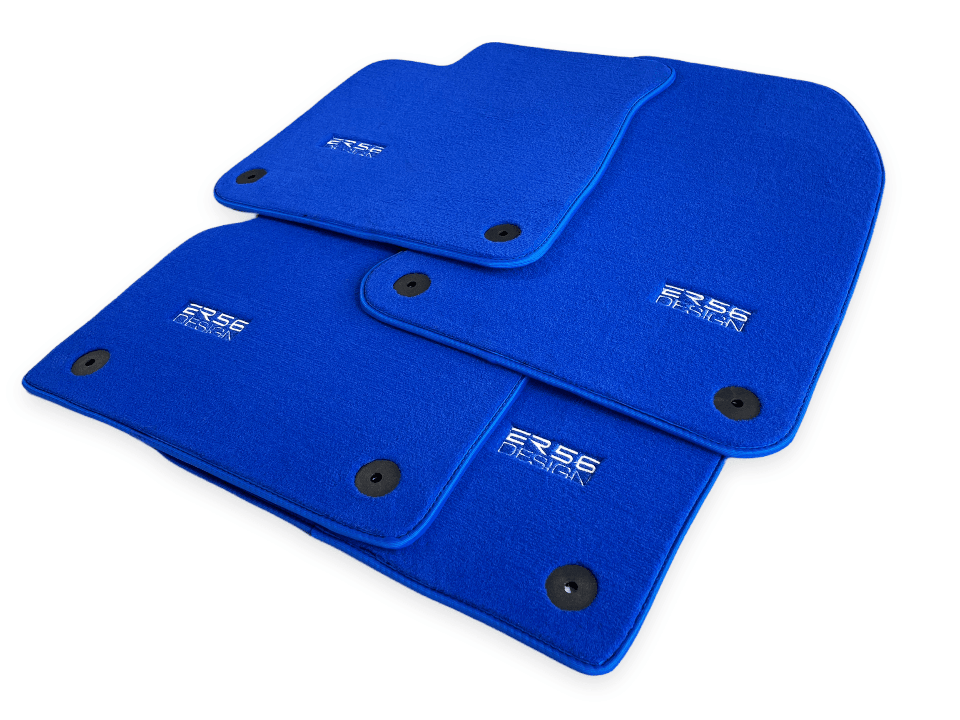 Blue Floor Mats for Audi A4 - B6 Avant (2001-2004) | ER56 Design - AutoWin