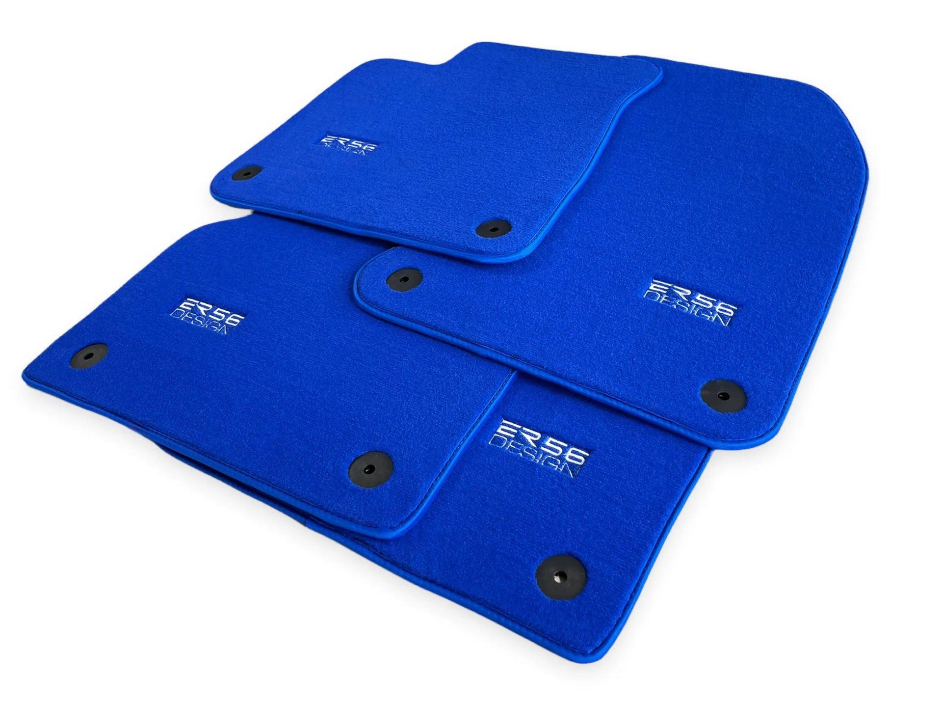 Blue Floor Mats for Audi Q4 E-tron (2021-2024) | ER56 Design - AutoWin