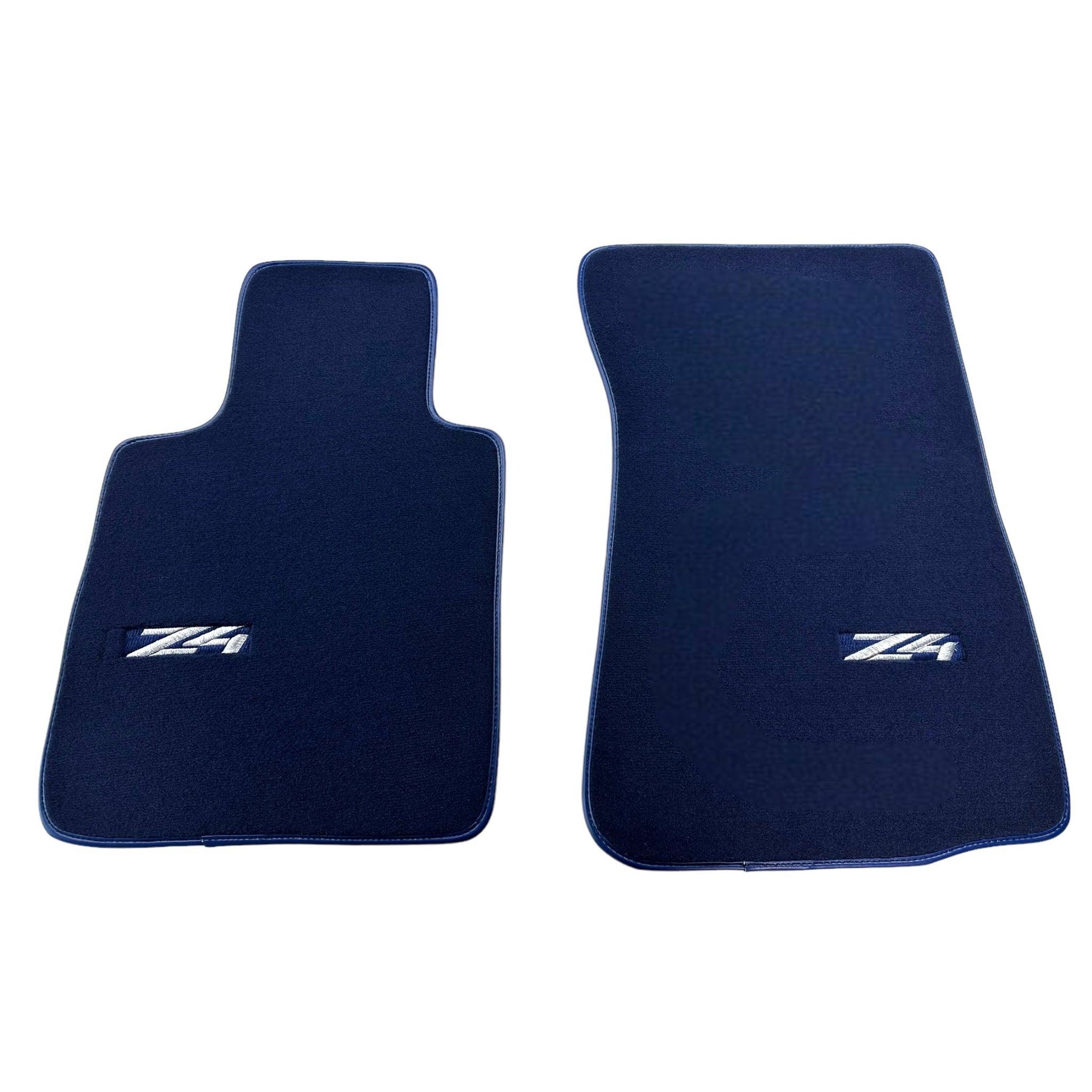 Dark Blue Floor Mats for BMW Z4 Series E86 Coupe (2003-2008) - AutoWin