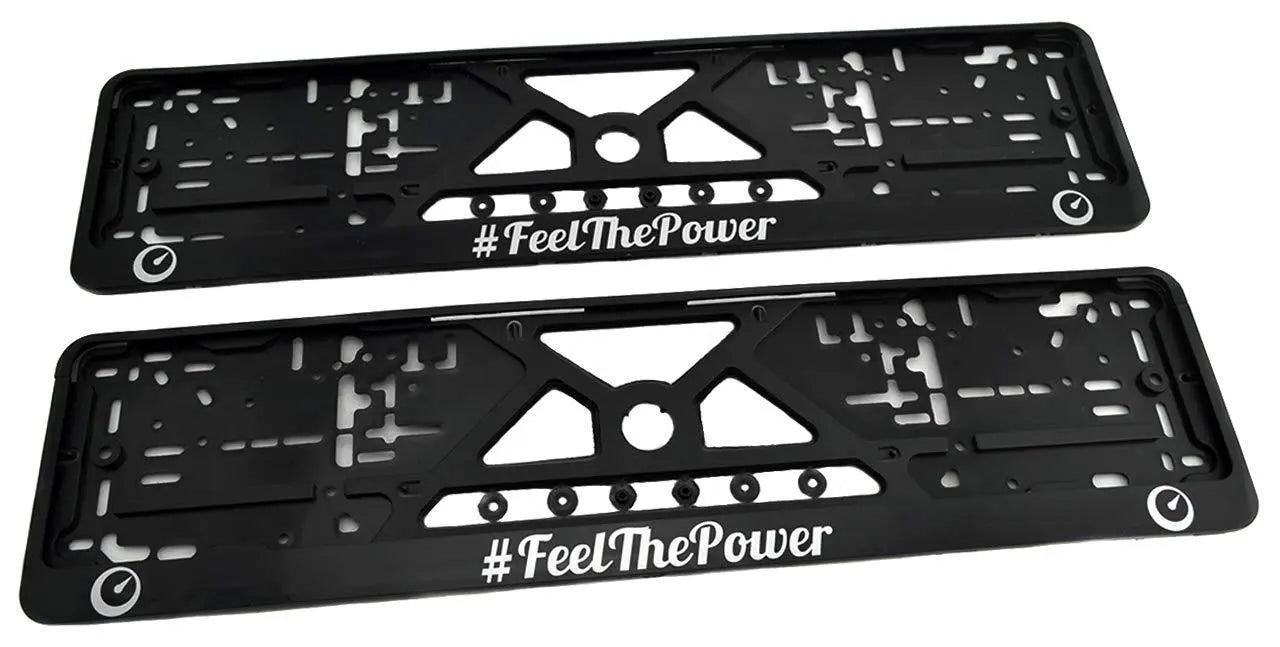 FeelThePower Number Plate Holder Eu Standard Size 52 Cm X 11 Cm - AutoWin