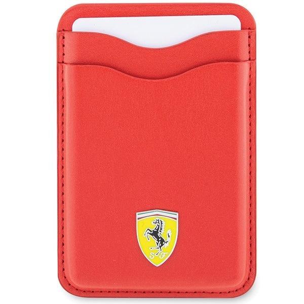 Ferrari Red Cadslot Wallet - Magnetic Wallet for Apple Phones - AutoWin