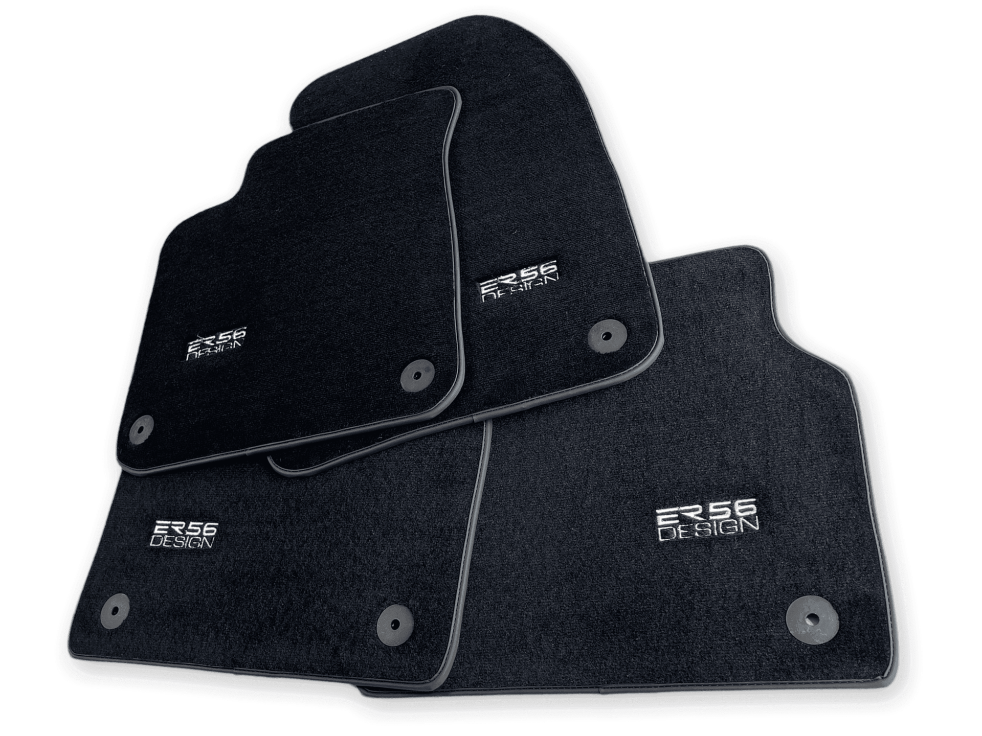 Floor Mats for Audi A4 - B9 Sedan (2018-2019) ER56 Design - AutoWin