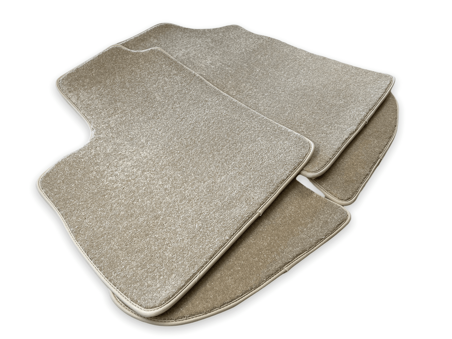 Floor Mats For Bentley Continental GTC (2006–2011) Beige Luxury Quality - AutoWin