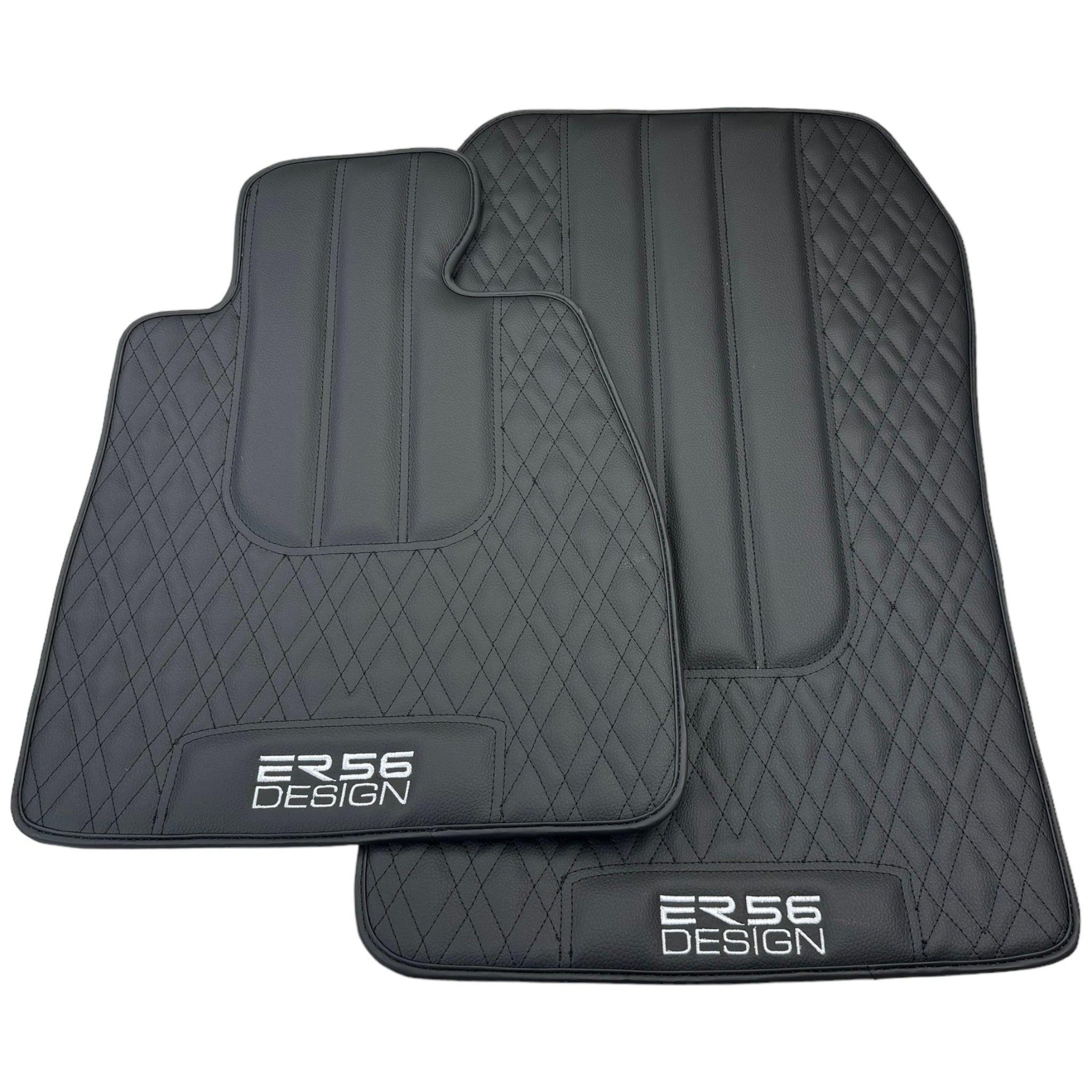 Floor Mats For BMW M8 F92 2-door Coupe Black Leather Er56 Design - AutoWin