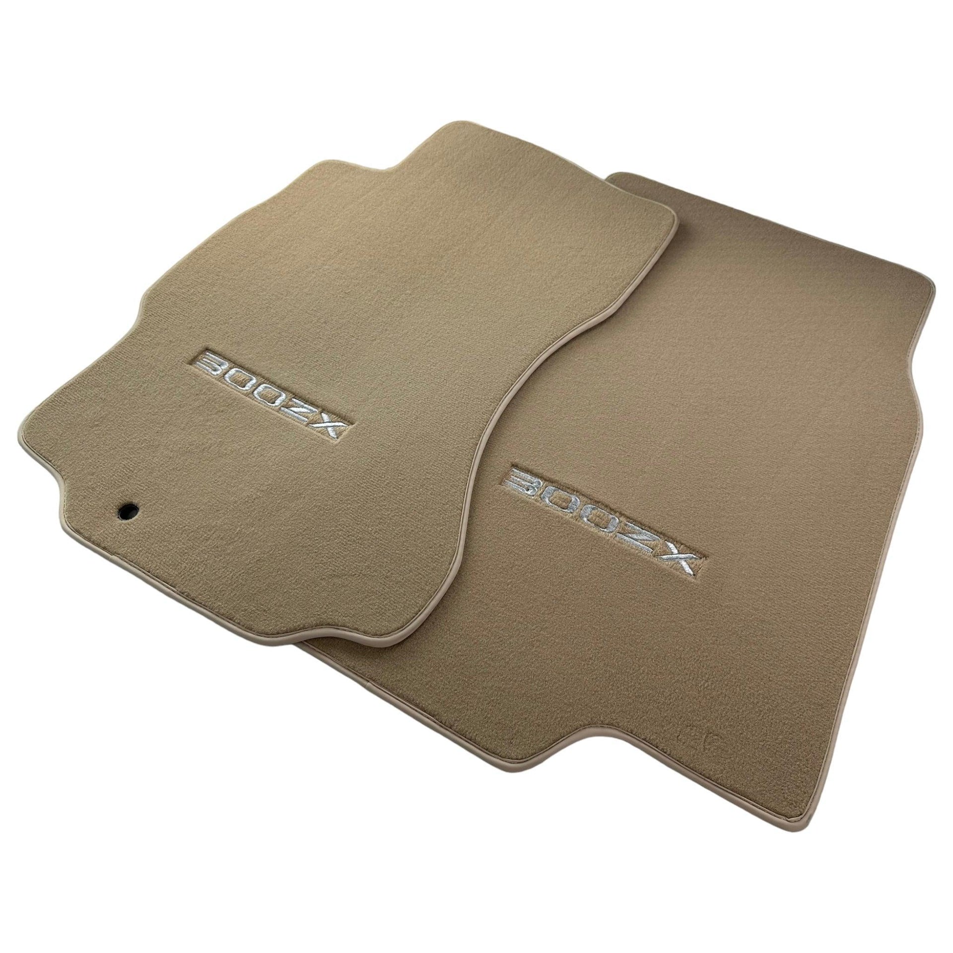 Floor Mats For Nissan 300ZX - Z32 (1990-2000) Tailored Beige Carpets - AutoWin