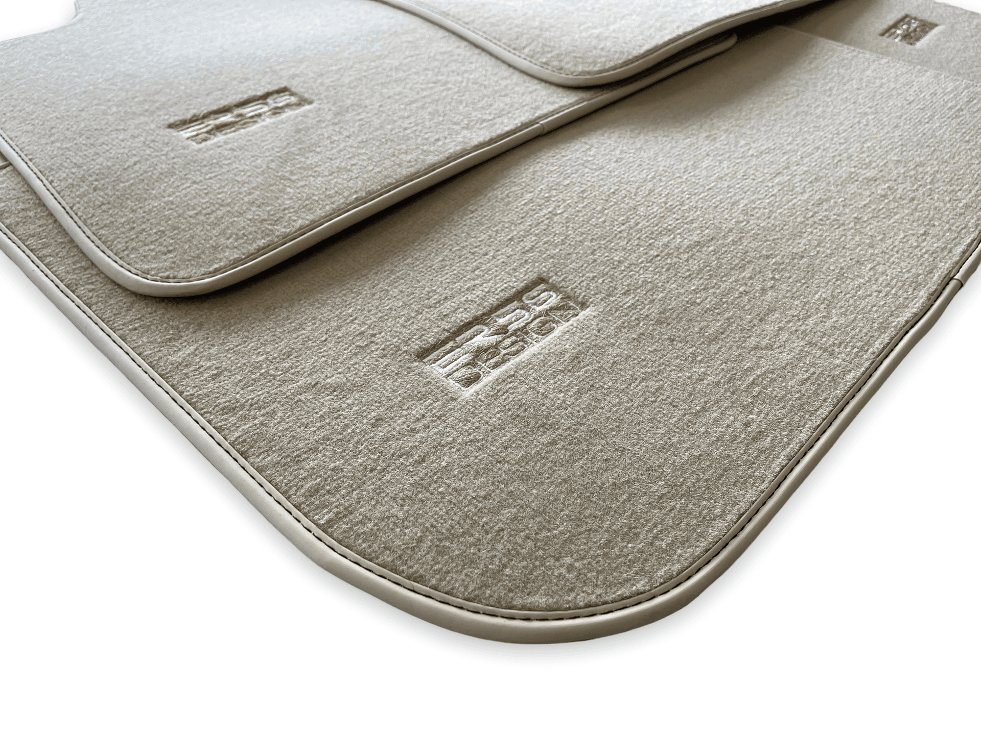 Floor Mats For Rolls Royce Spectre (2023-2024) Beige ER56 Design - AutoWin