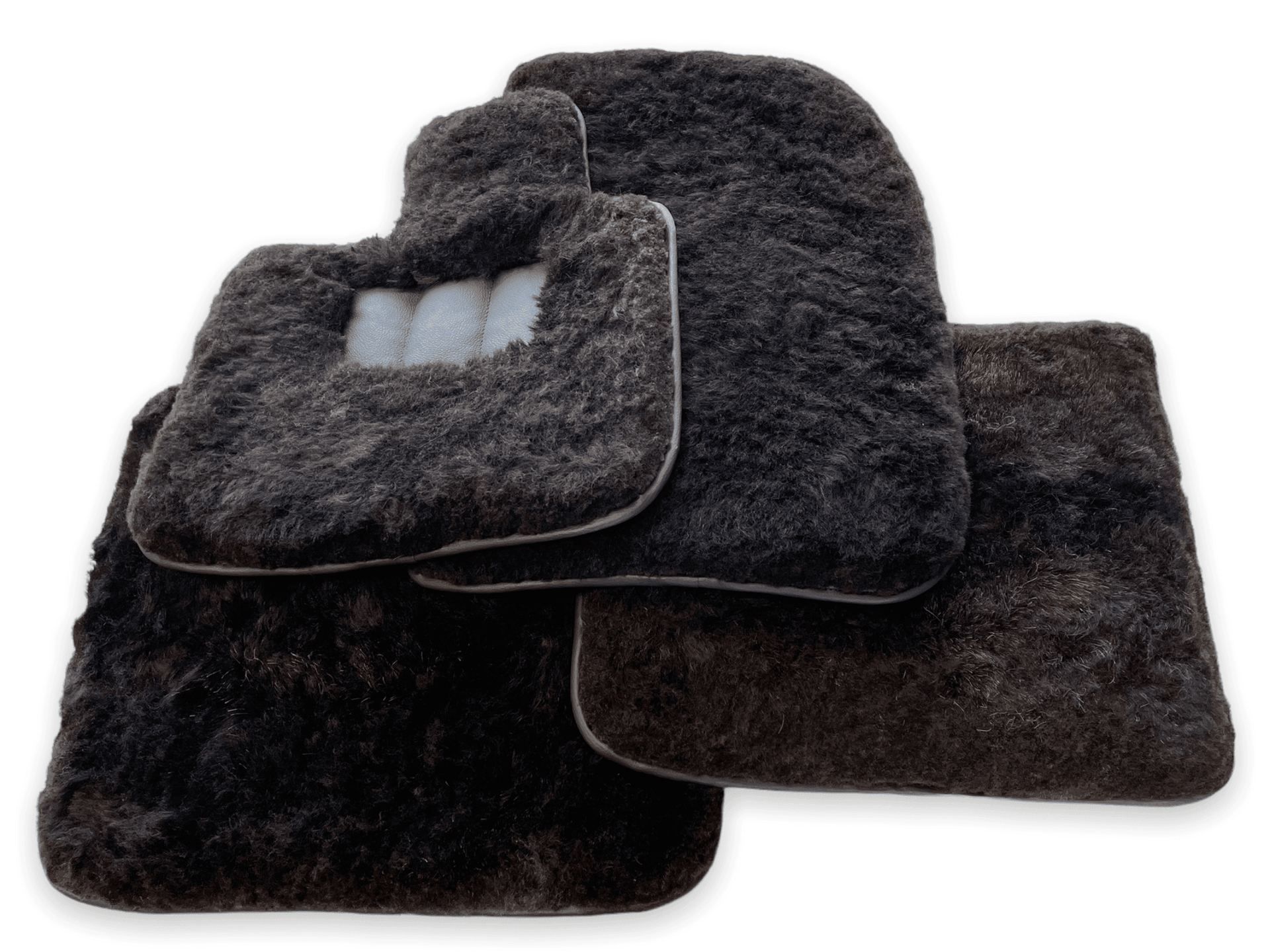 Genuine Sheepskin Floor Mats Rolls Royce Spectre (2023-2024) Er56 Design Brand - AutoWin