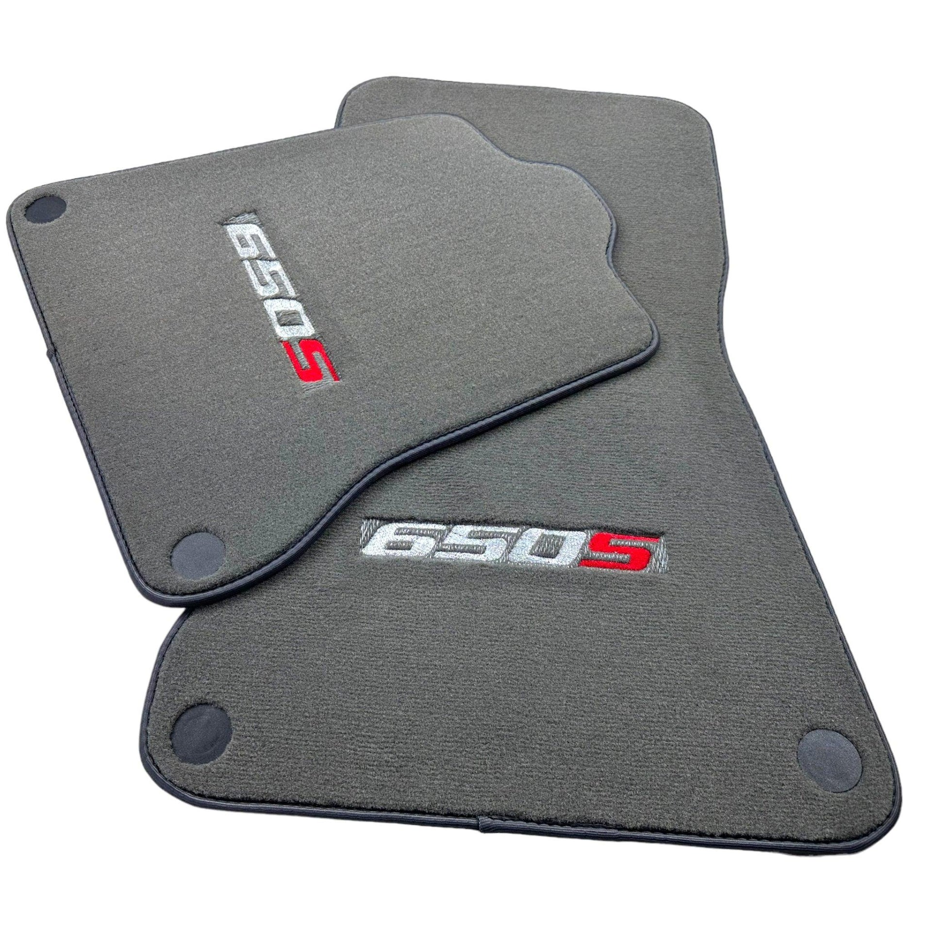 Gray Floor Mats For McLaren 650S Tailored - AutoWin