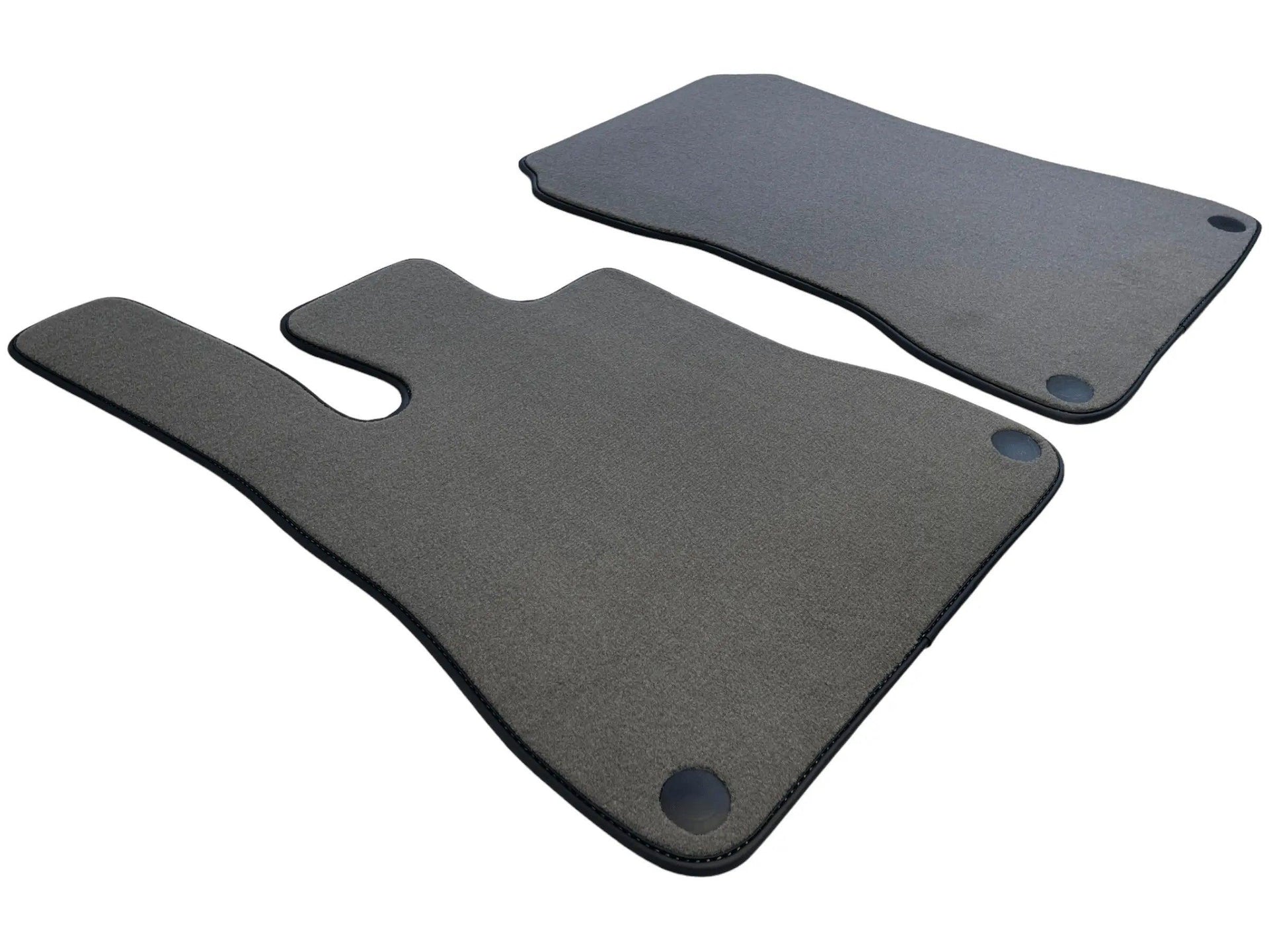 Gray Floor Mats For Mercedes-Benz R129 (1989-2001) Black Trim - AutoWin