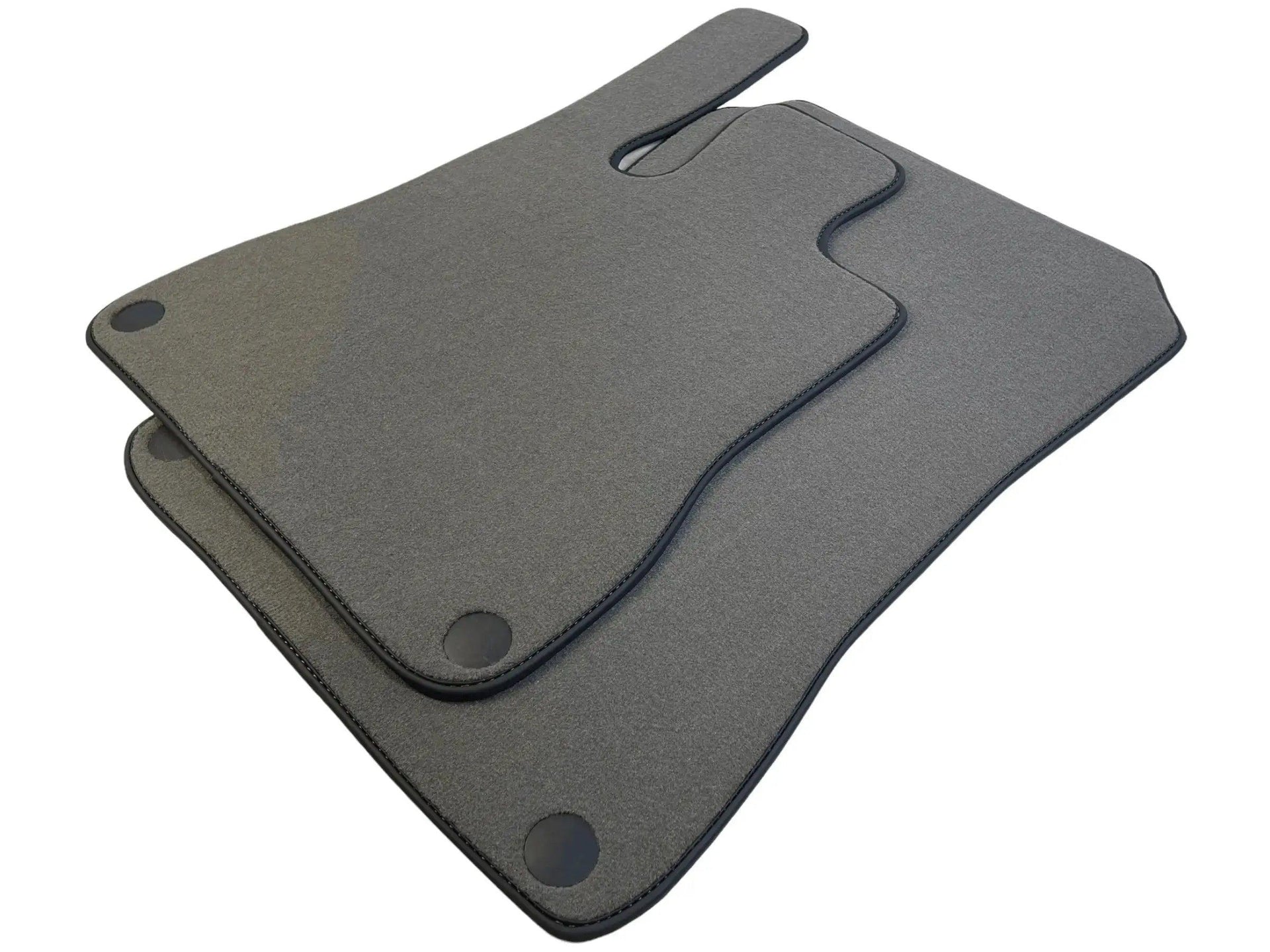 Gray Floor Mats For Mercedes-Benz R170 (1998-2000) Black Trim - AutoWin