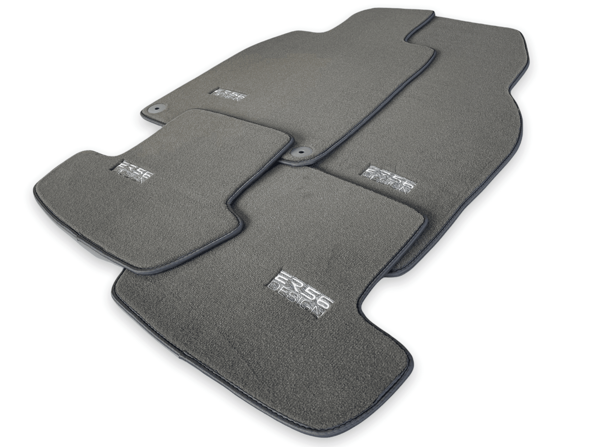 Gray Floor Mats for Porsche Taycan (2019-2023) | ER56 Design - AutoWin
