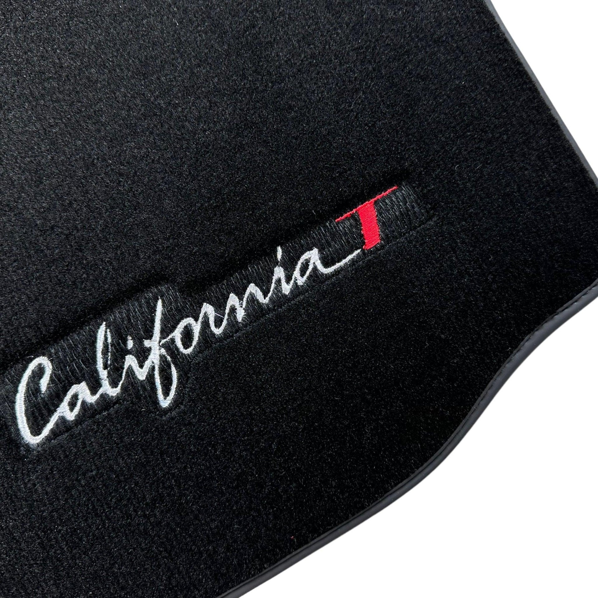 Black Floor Mats For Ferrari California T 2015–2018 - AutoWin