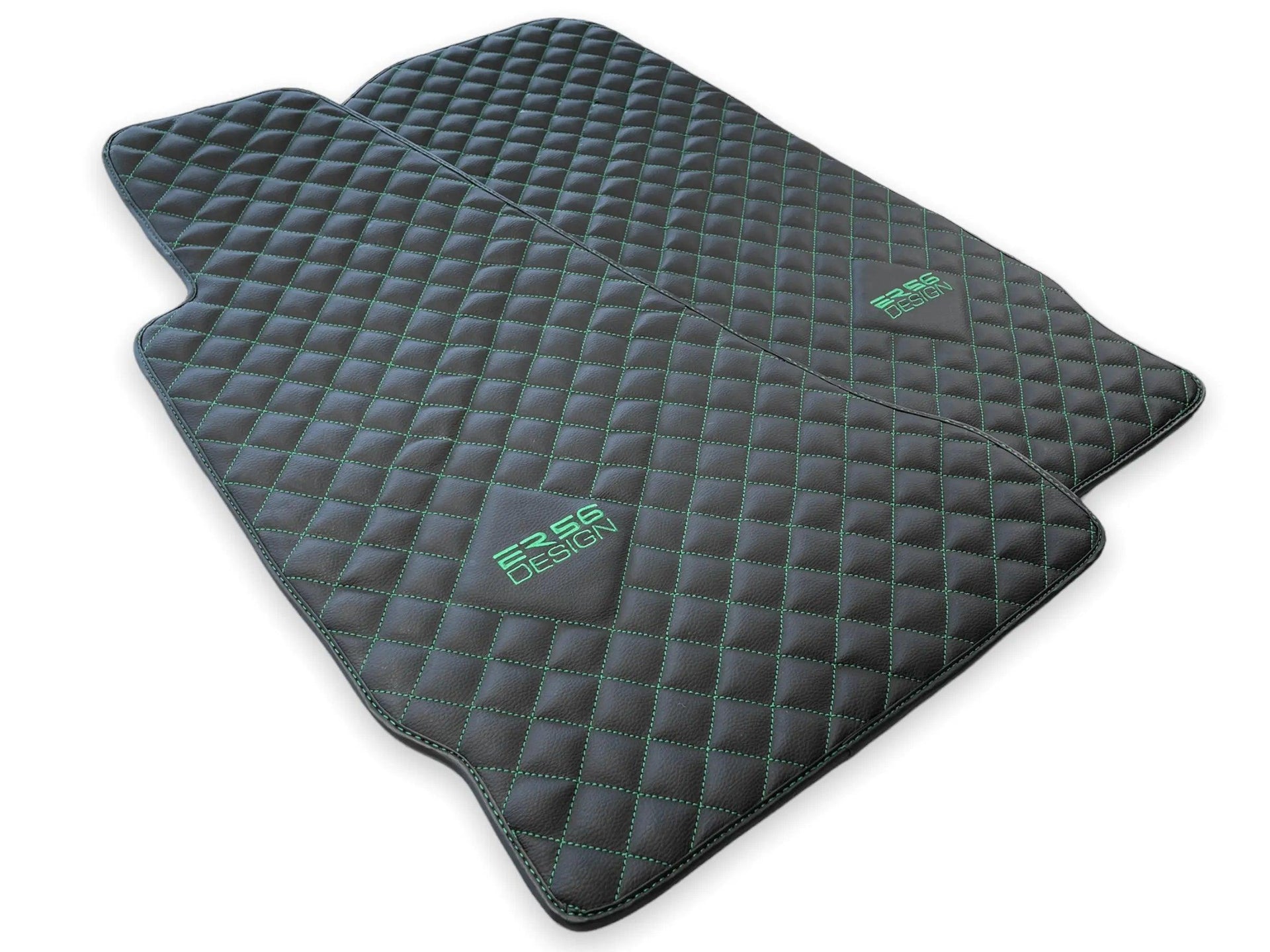 Leather Floor Mats For Aston Martin DB11 (2016–2023) ER56 Design - AutoWin