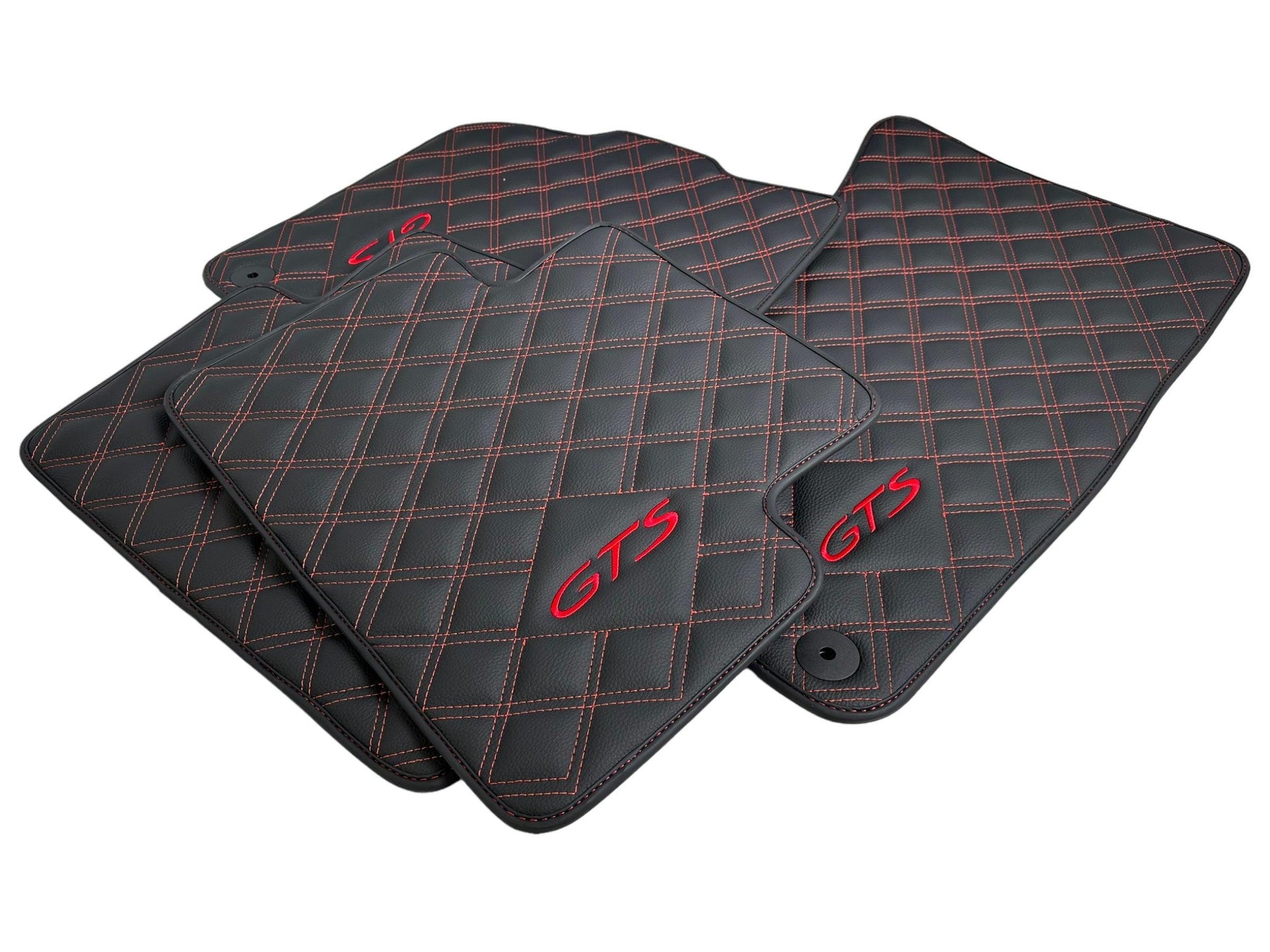 Leather Floor Mats for Porsche Panamera (2017-2023) - AutoWin