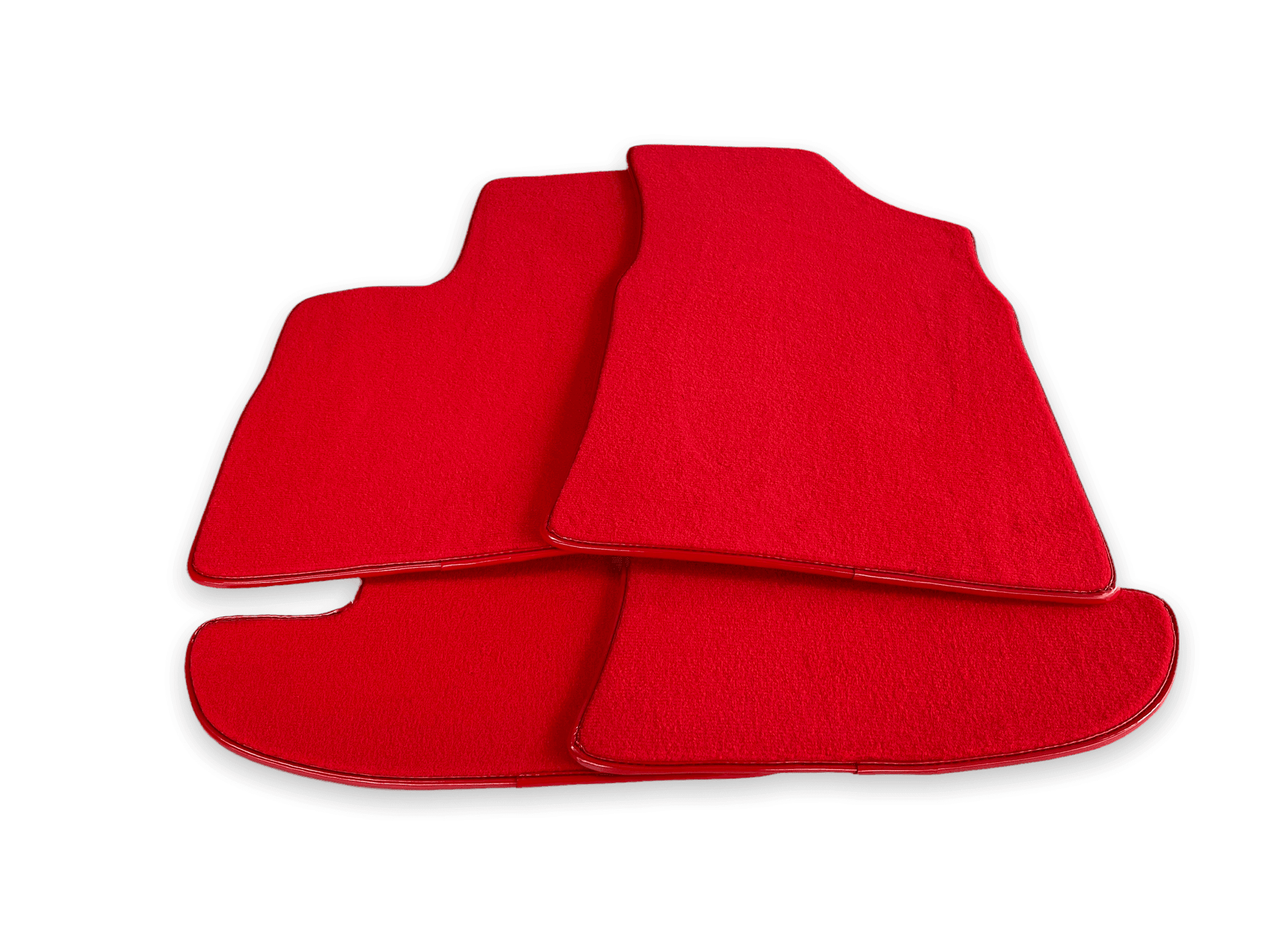 Red Floor Mats For Bentley Continental GTC (2011-2018) - AutoWin