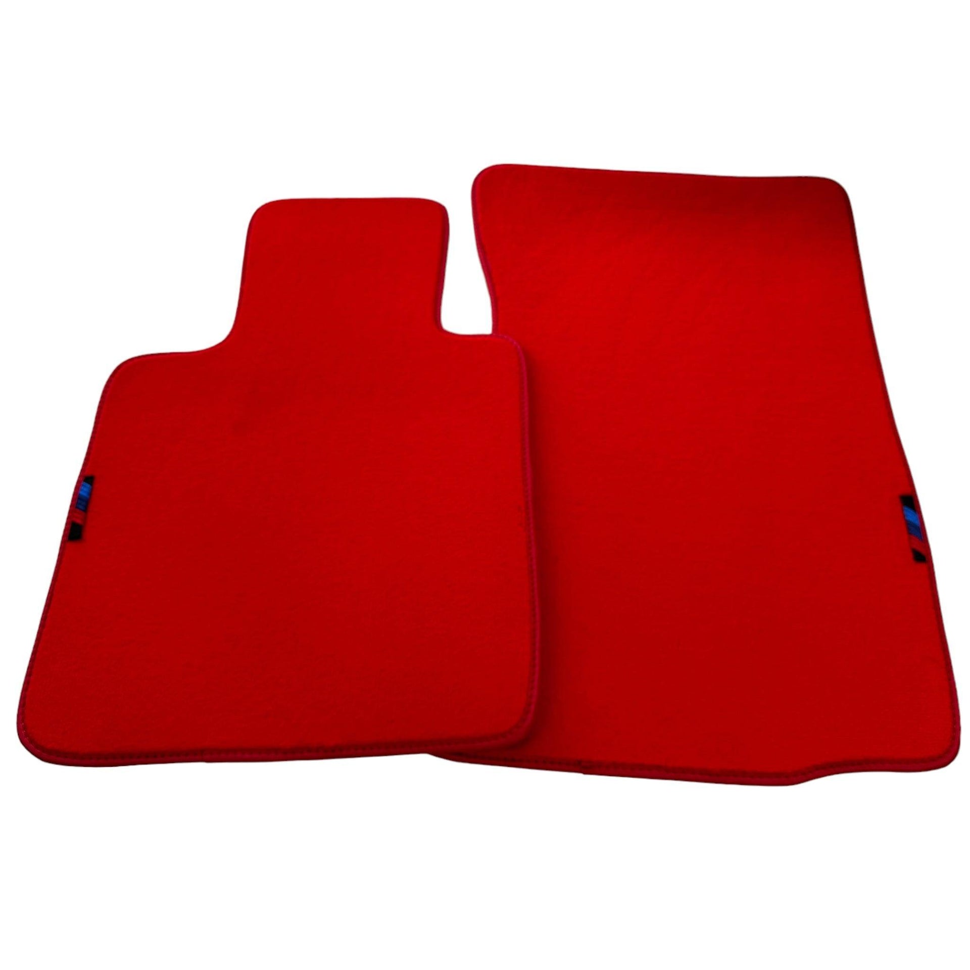 Red Floor Mats For BMW Z4 Series E86 Coupe (2003-2008) With M Package AutoWin Brand - AutoWin