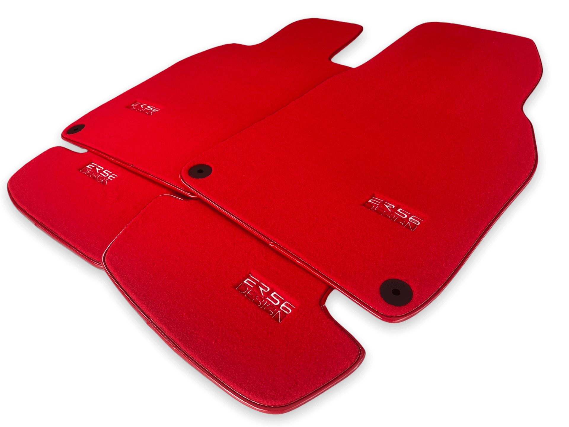 Red Floor Mats for Porsche Cayenne (2010-2018) | ER56 Design - AutoWin