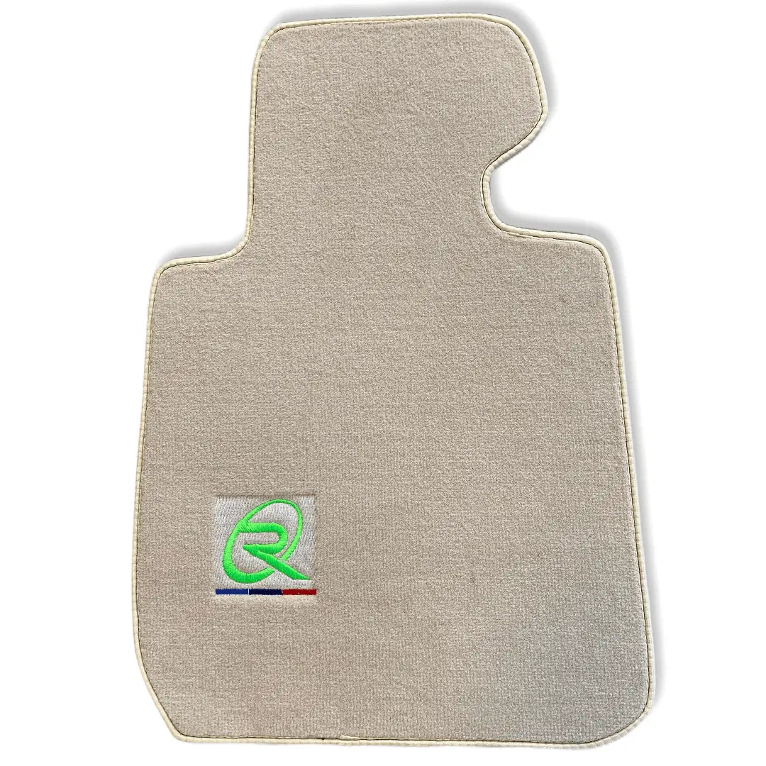 Beige Floor Mats For BMW 1 Series E87 Brand Tailored Set Perfect Fit Green Collection - AutoWin