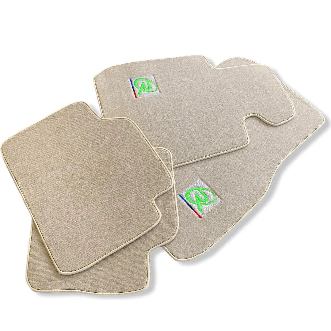 Beige Floor Mats For BMW X6 Series E71 Tailored Set Perfect Fit - AutoWin