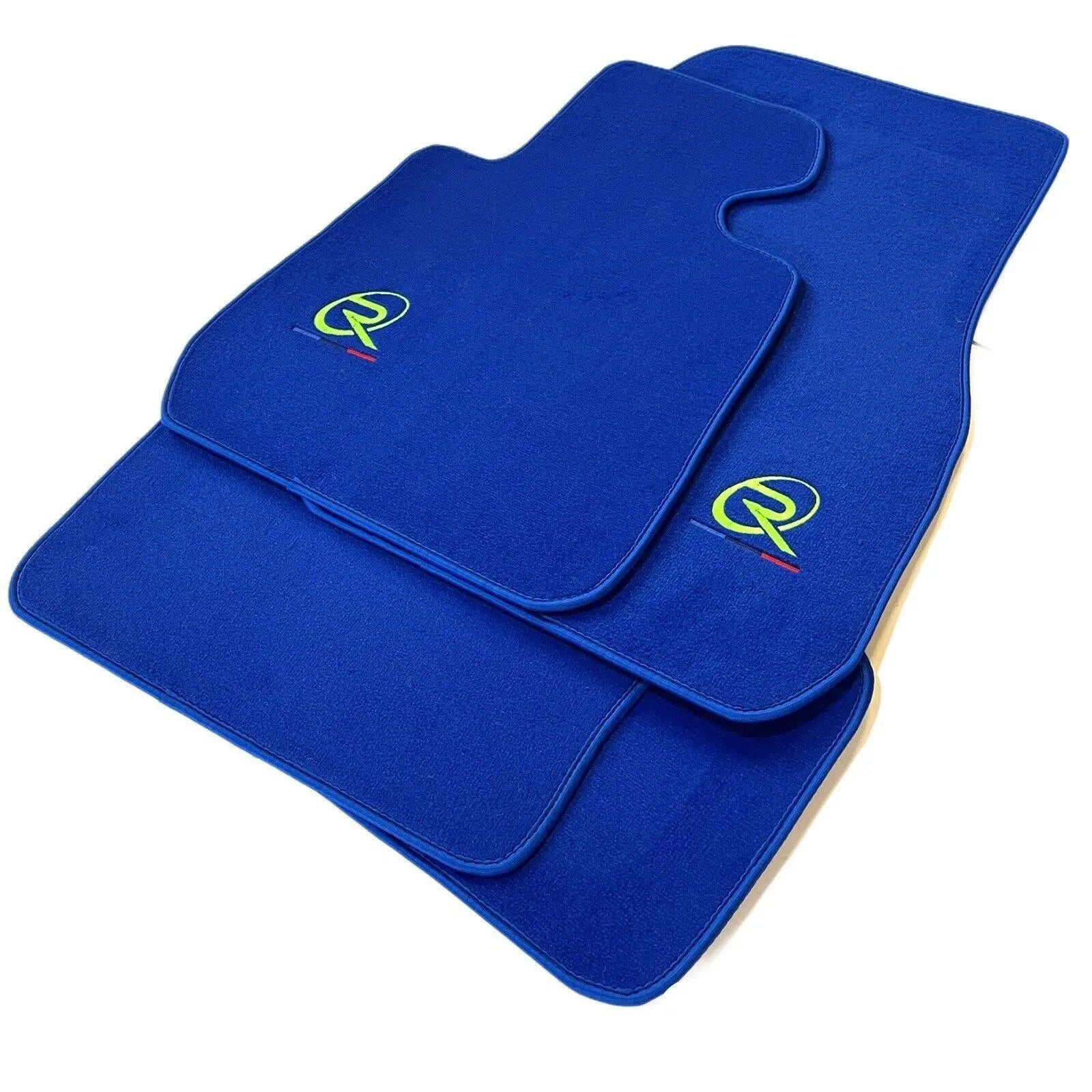 Blue Floor Mats For BMW 5 Series E60 Brand Tailored Set Perfect Fit - AutoWin