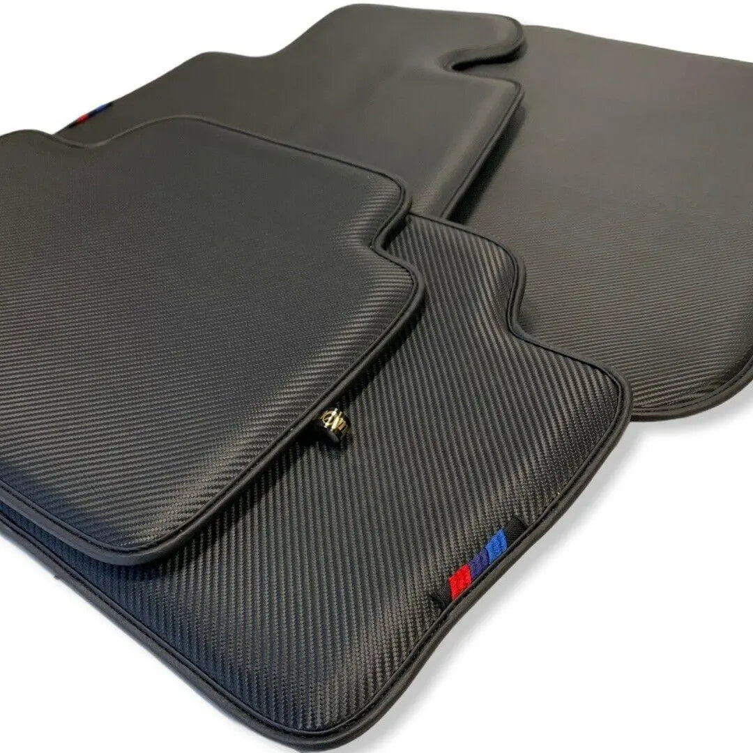 Floor Mats For BMW X3 Series F25 Autowin Brand Carbon Fiber Leather - AutoWin