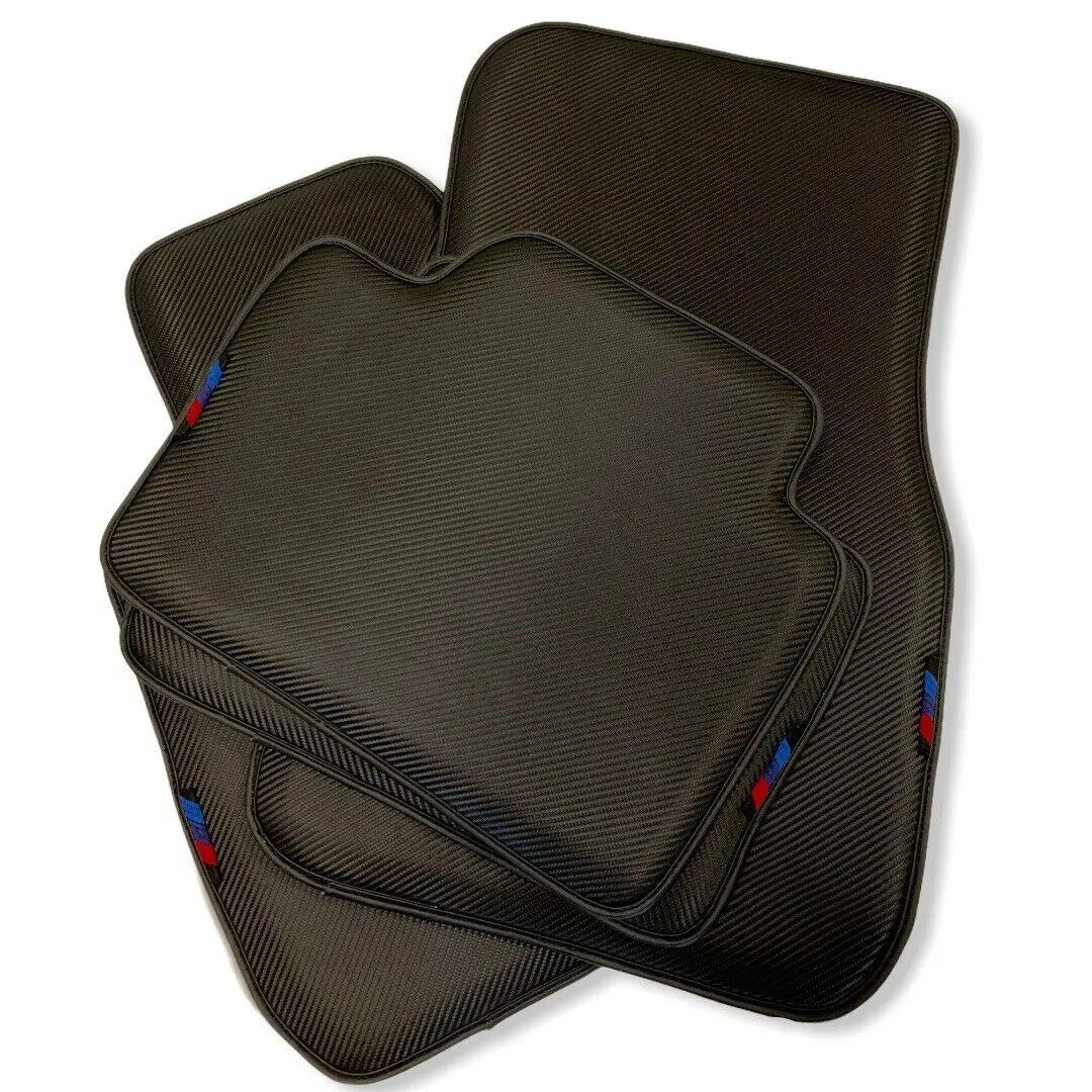 Floor Mats For BMW X3 Series F25 Autowin Brand Carbon Fiber Leather - AutoWin