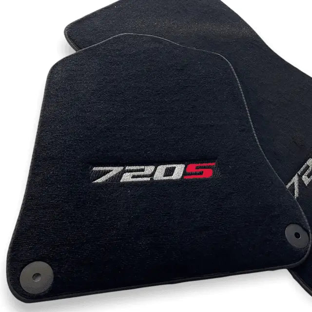 Floor Mats For McLaren 720S Black Tailored Carpets Set AutoWin - AutoWin