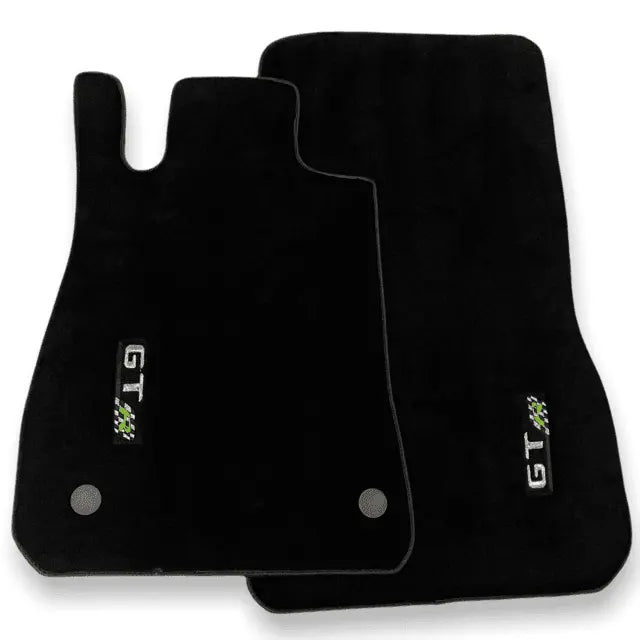 Floor Mats For Mercedes-Benz Amg Gtr Green Logo Autowin Brand - AutoWin
