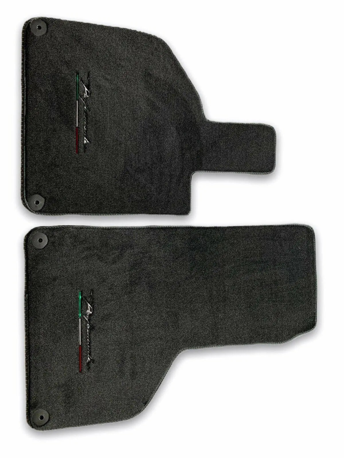 Floor Mats for Lamborghini Huracan With Italian Flag and Perfomante Logo - AutoWin