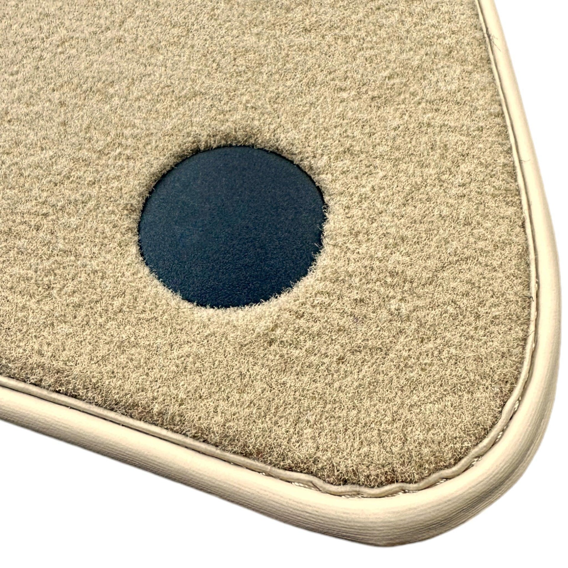 Beige Floor Mats For Mercedes Benz S-Class V223 (2021-2023) Hybrid | Limited Edition - AutoWin