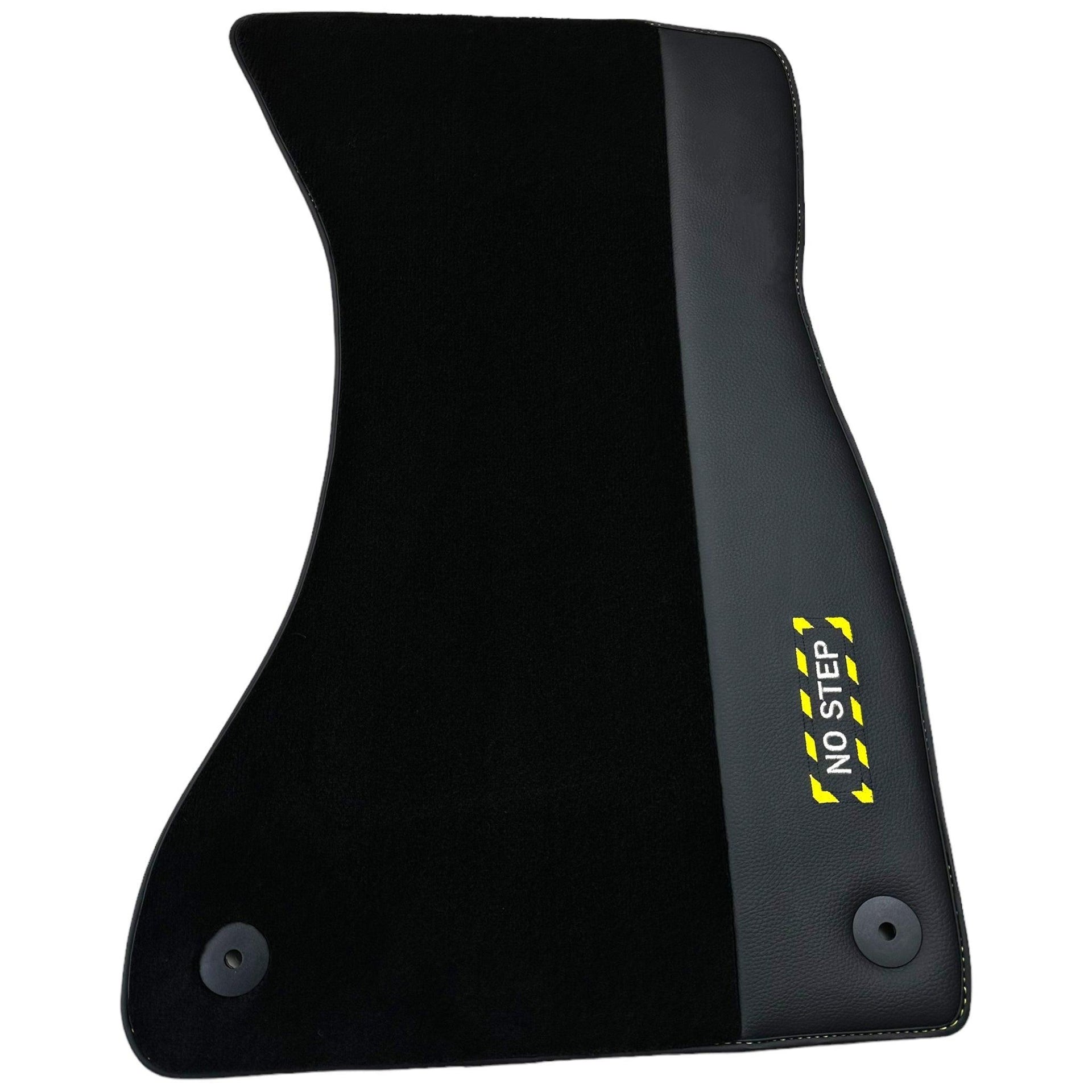 Black Floor Mats for Audi A4 - B7 Sedan (2005-2008) | Fighter Jet Edition - AutoWin