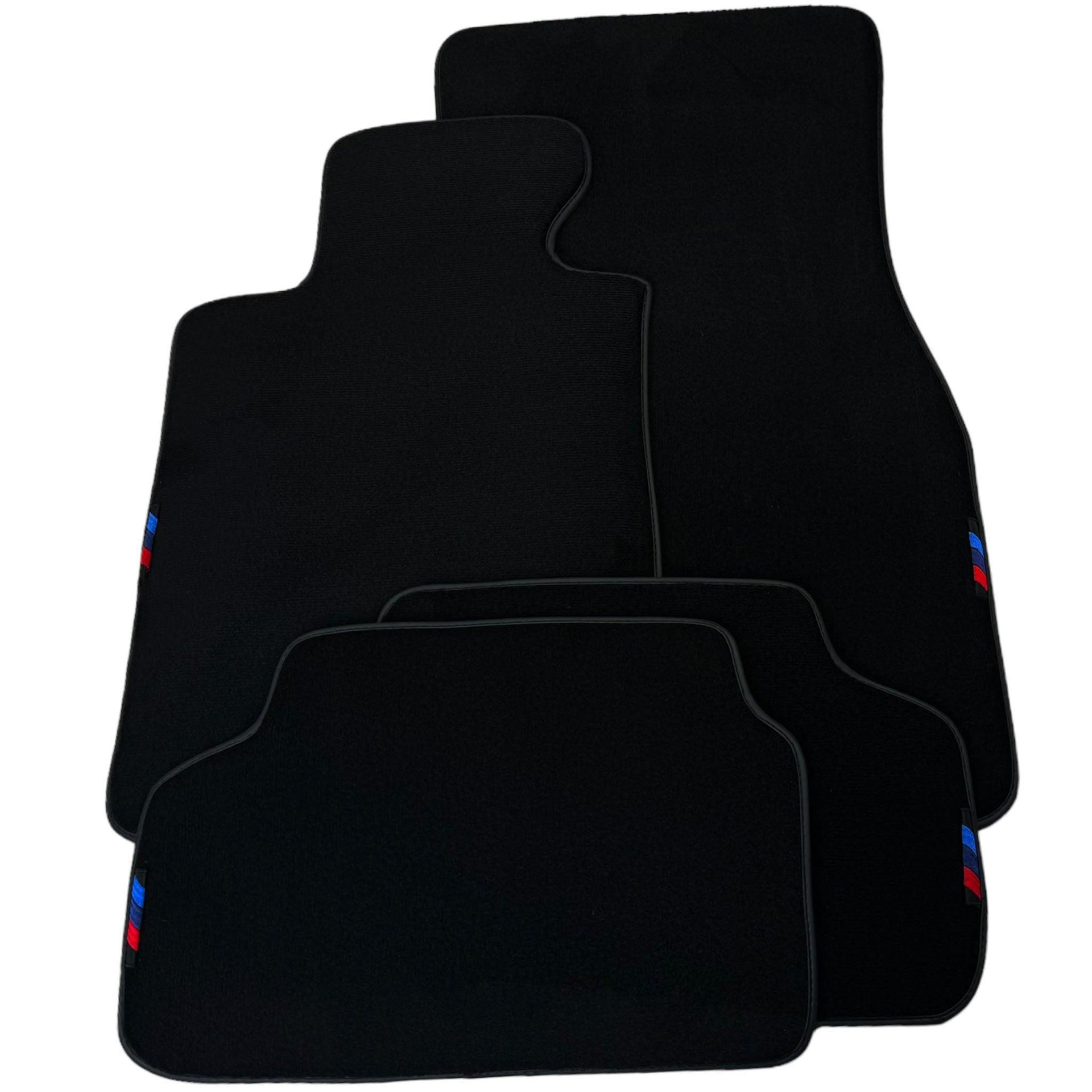 Black Floor Mats For BMW 7 Series F02 | Black Trim AutoWin Brand - AutoWin