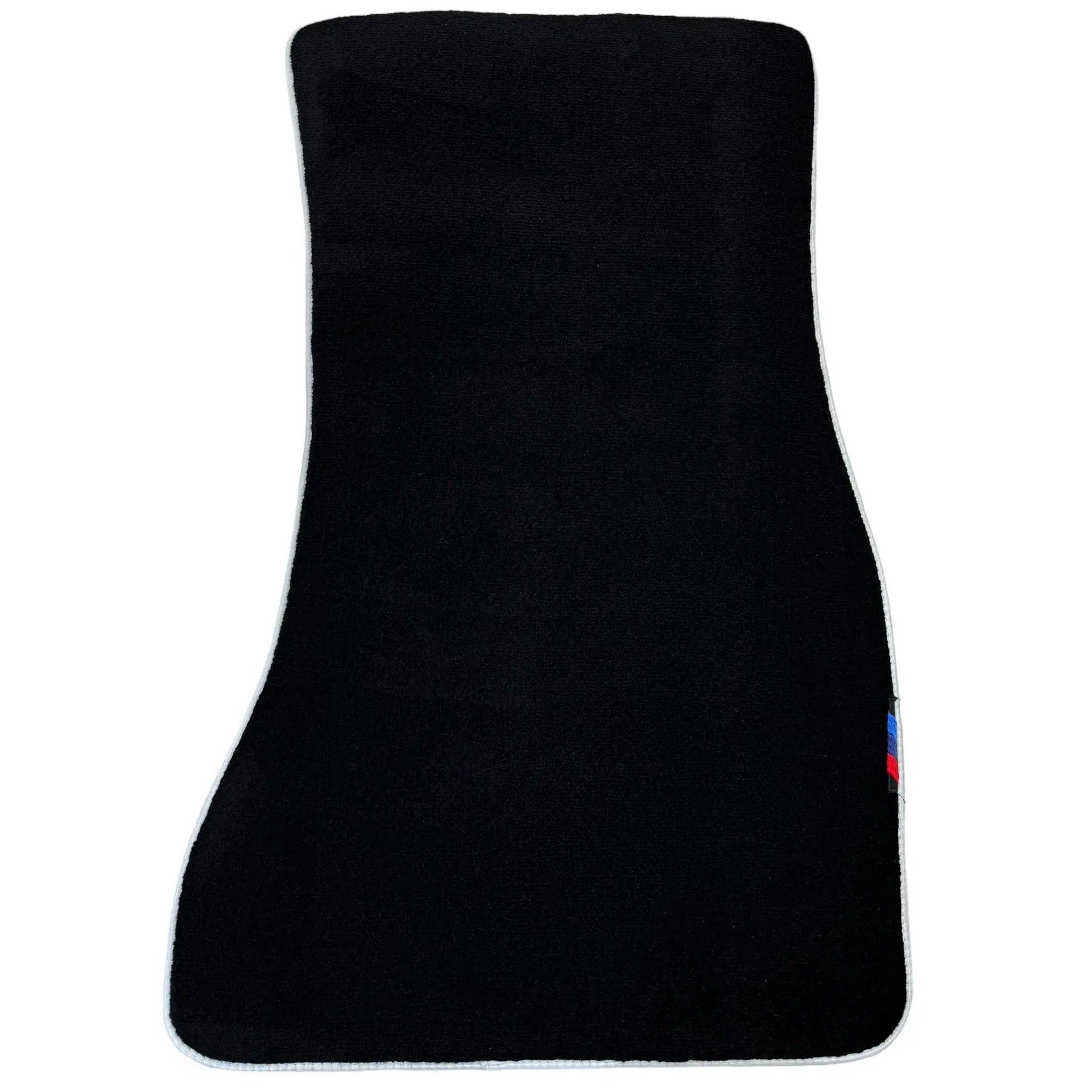 Black Floor Mats For BMW X6 Series G06 | White Trim - AutoWin