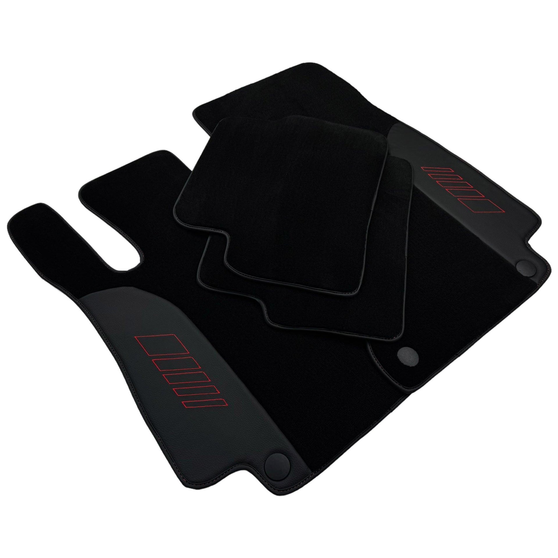 Black Floor Mats For Mercedes Benz B-Class W246 4Matic (2011-2019) | AutoWin Edition - AutoWin