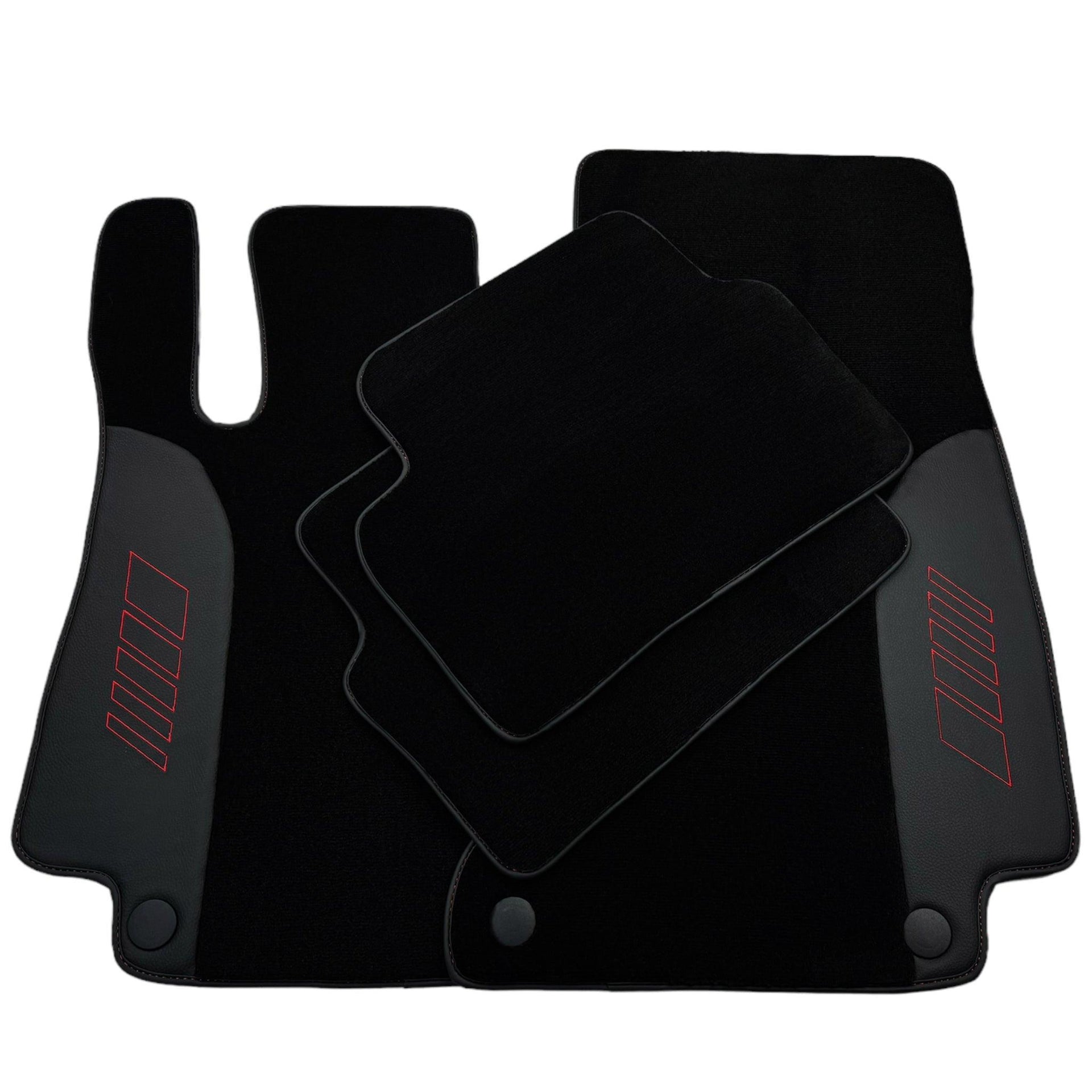 Black Floor Mats For Mercedes Benz EQE-Class V295 (2022-2023) | AutoWin Edition - AutoWin