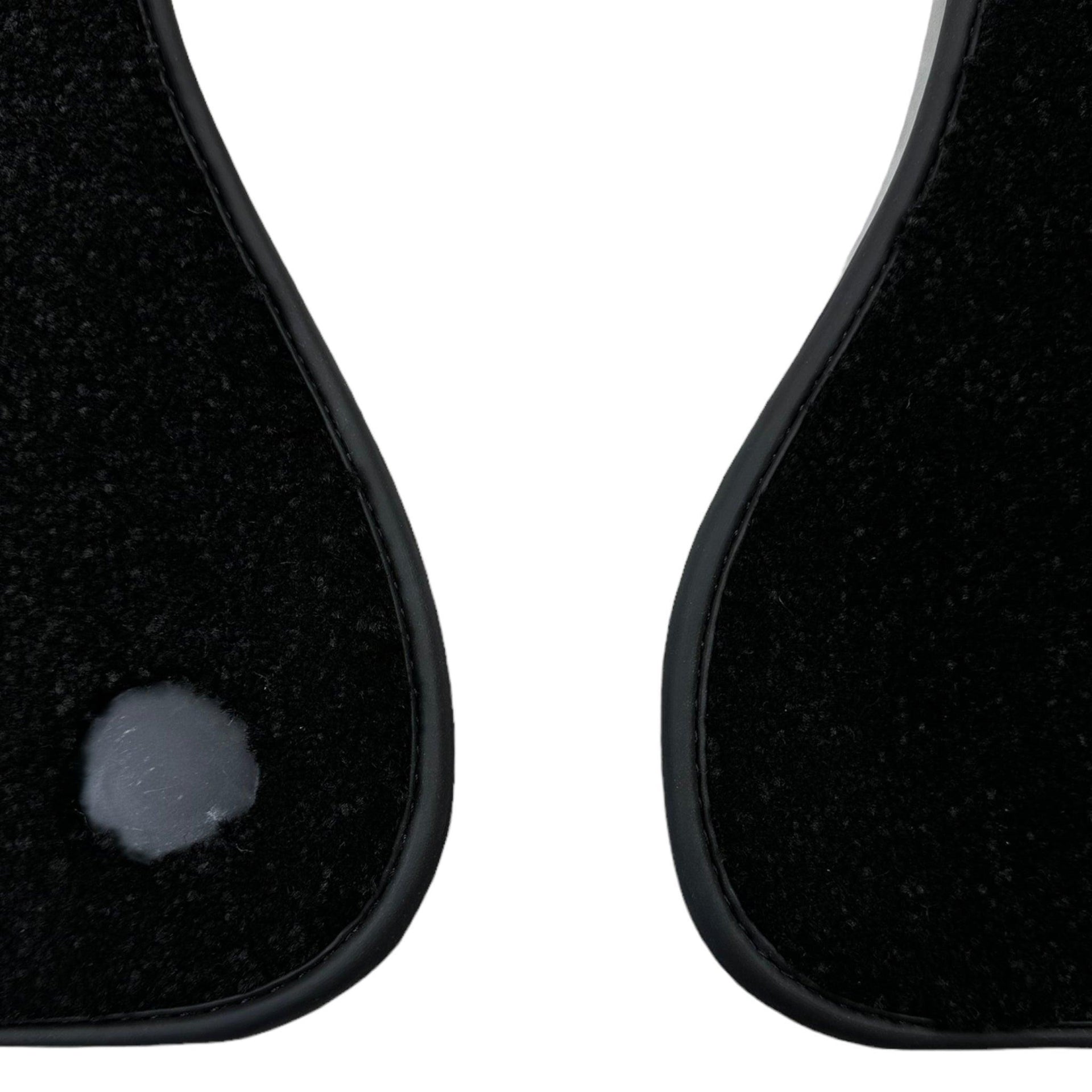 Black Luxury Floor Mats For Mercedes Benz C-Class S204 Estate (2007-2014) | ER56 Design - AutoWin