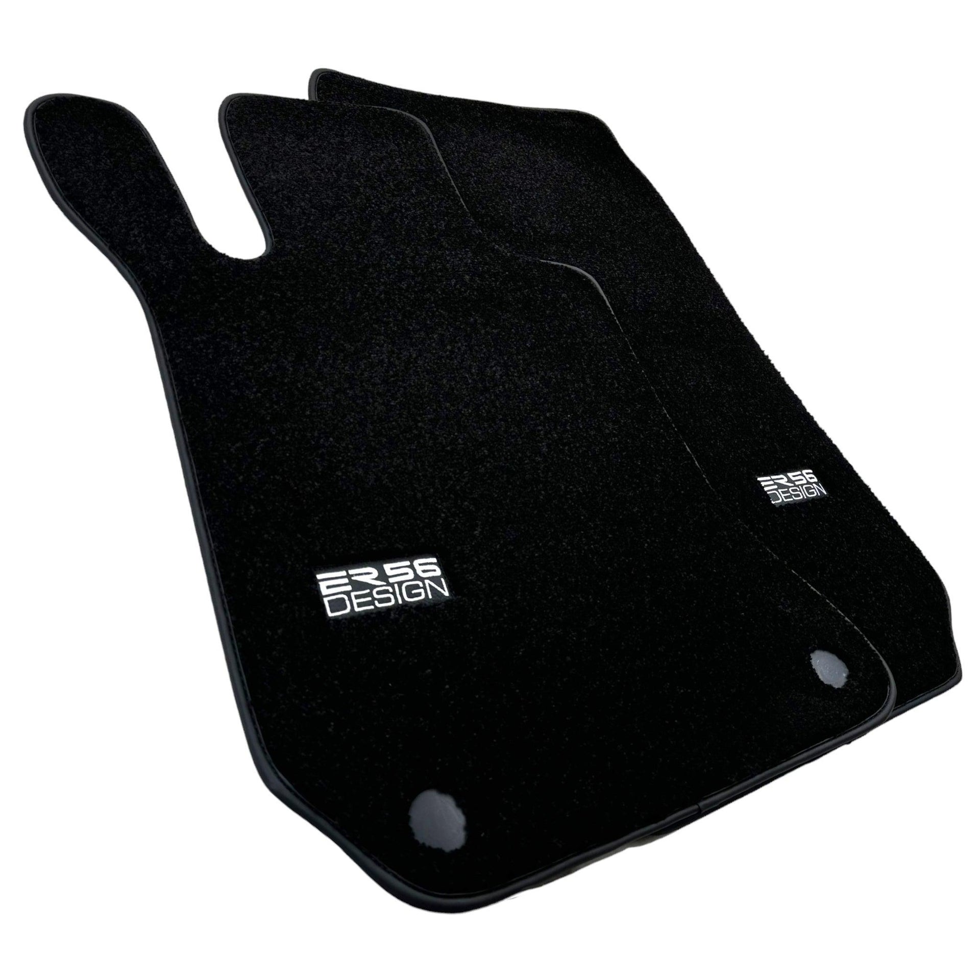 Black Luxury Floor Mats For Mercedes Benz CLC-Class CL203 (2008 - 2011) | ER56 Design - AutoWin