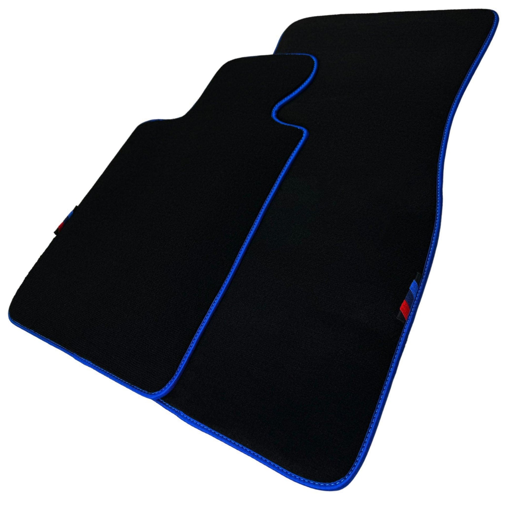Black Mats For BMW X6M F96 SUV | Blue Trim - AutoWin