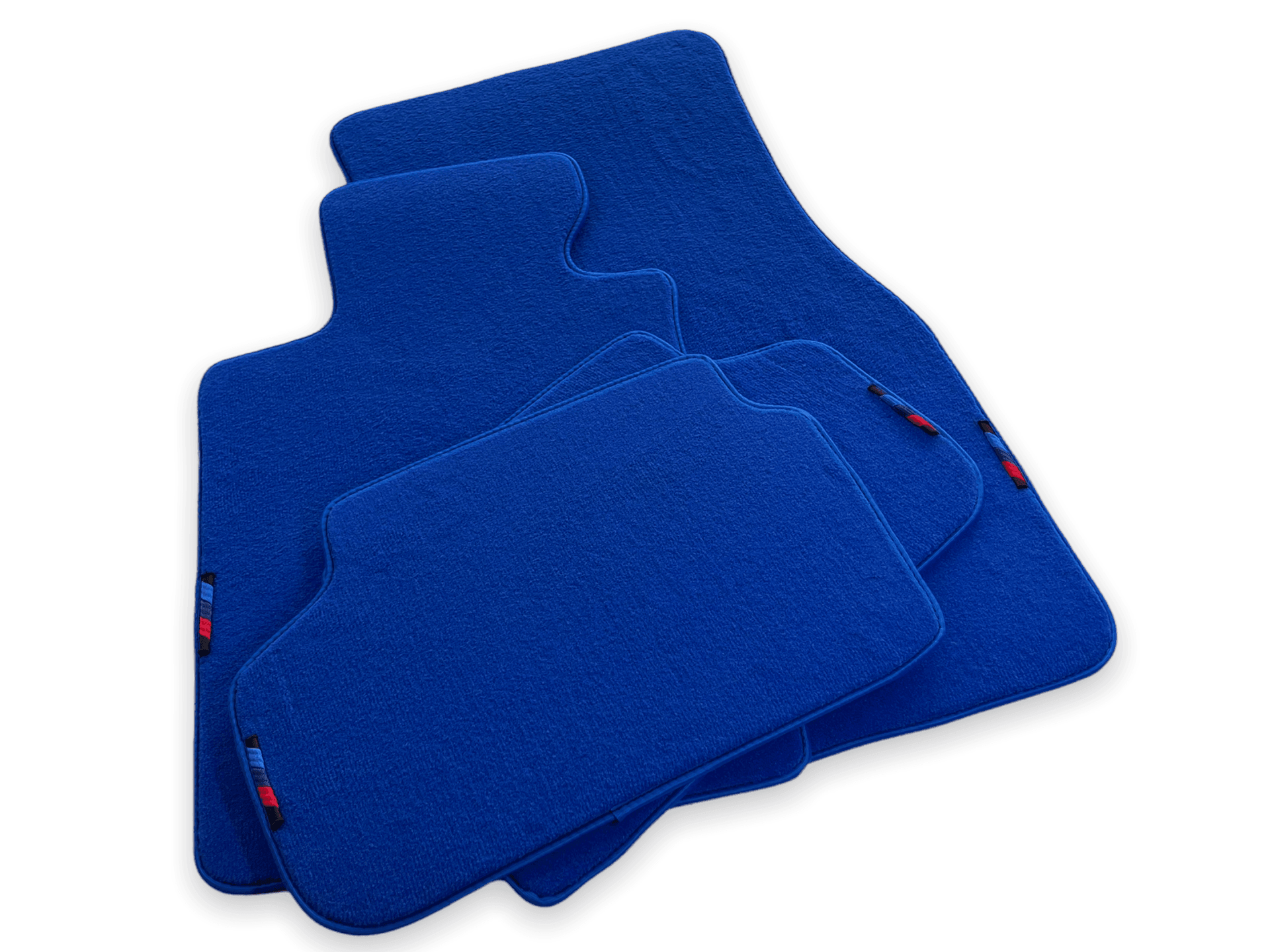 Blue Floor Mats For BMW 5 Series G30 With M Package - AutoWin