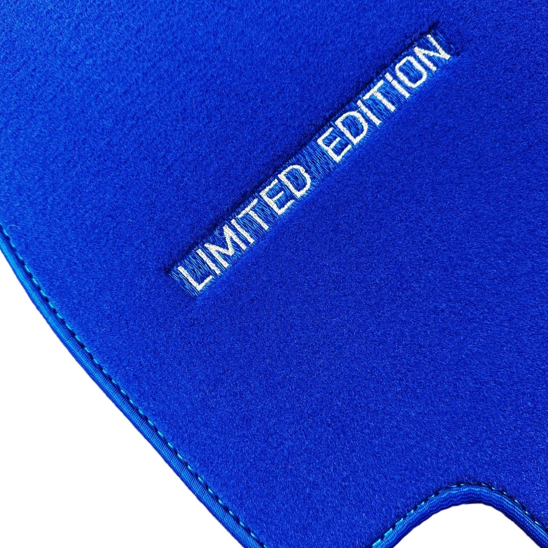 Blue Floor Mats For Mercedes Benz GLS-Class X166 (2016-2019) | Limited Edition - AutoWin