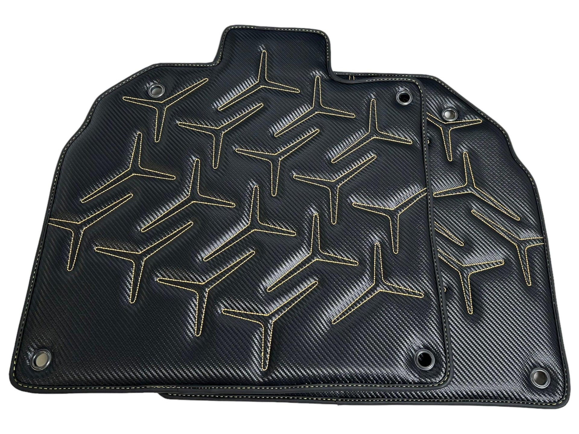 Carbon Leather Floor Mats for Lamborghini Aventador SV - AutoWin