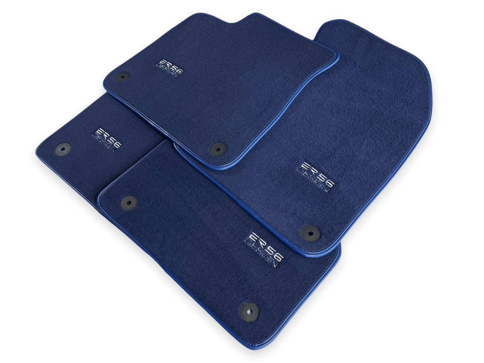 Dark Blue Floor Mats for Audi Q5 FY (2017-2023) | ER56 Design - AutoWin