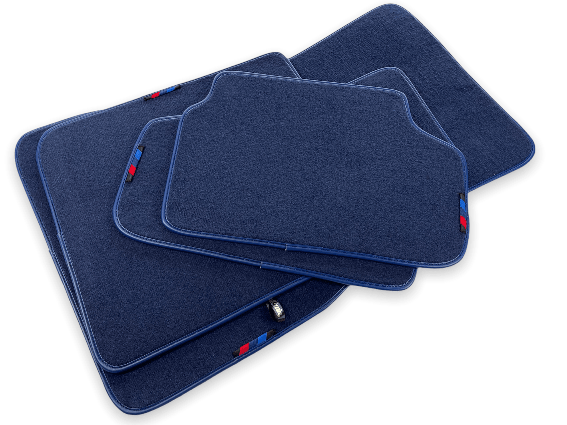 Dark Blue Floor Mats For BMW M8 Series Convertible F91 With M Package - AutoWin